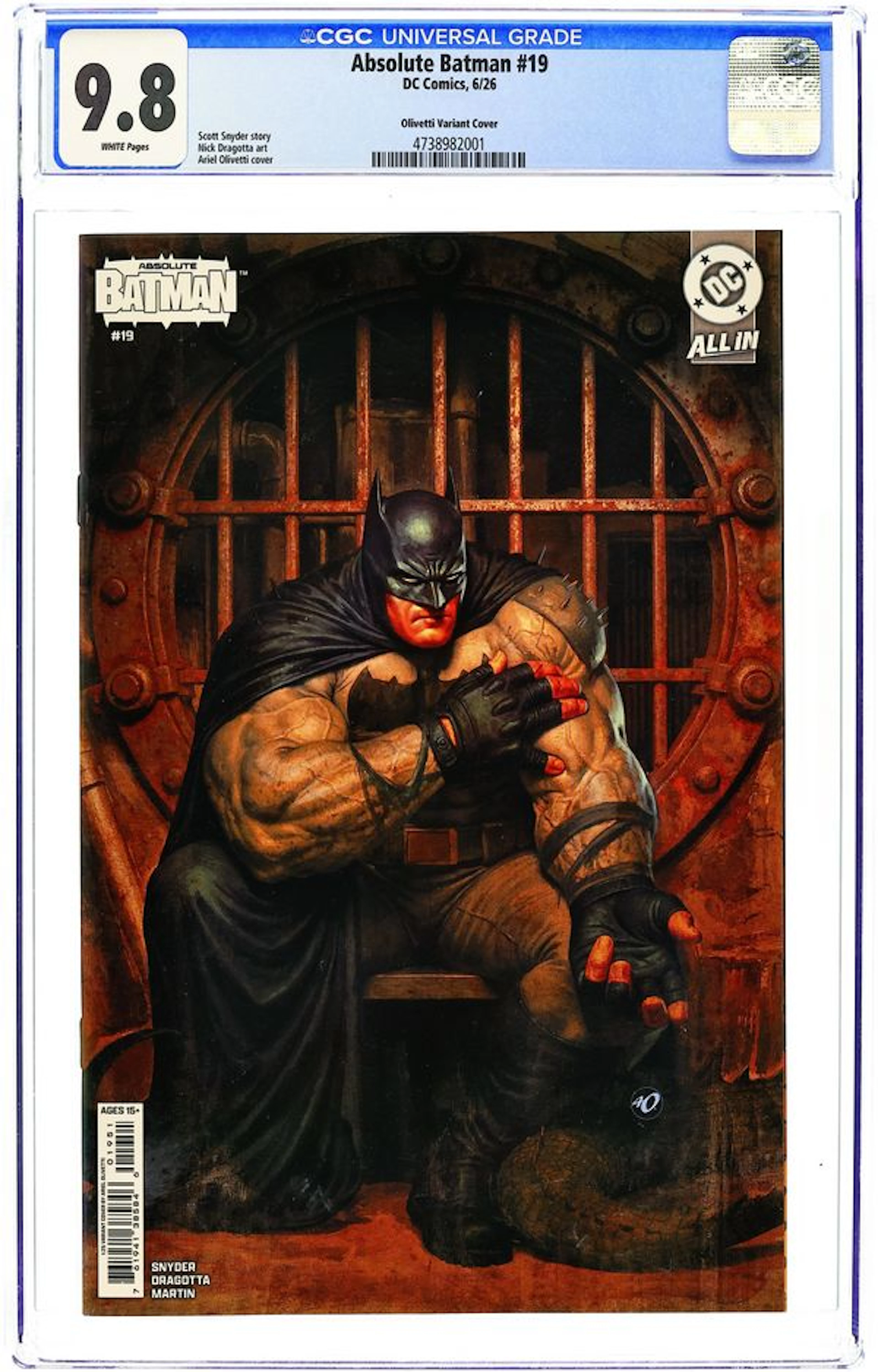 Absolute Batman (2024 DC) 19E CGC 9.8