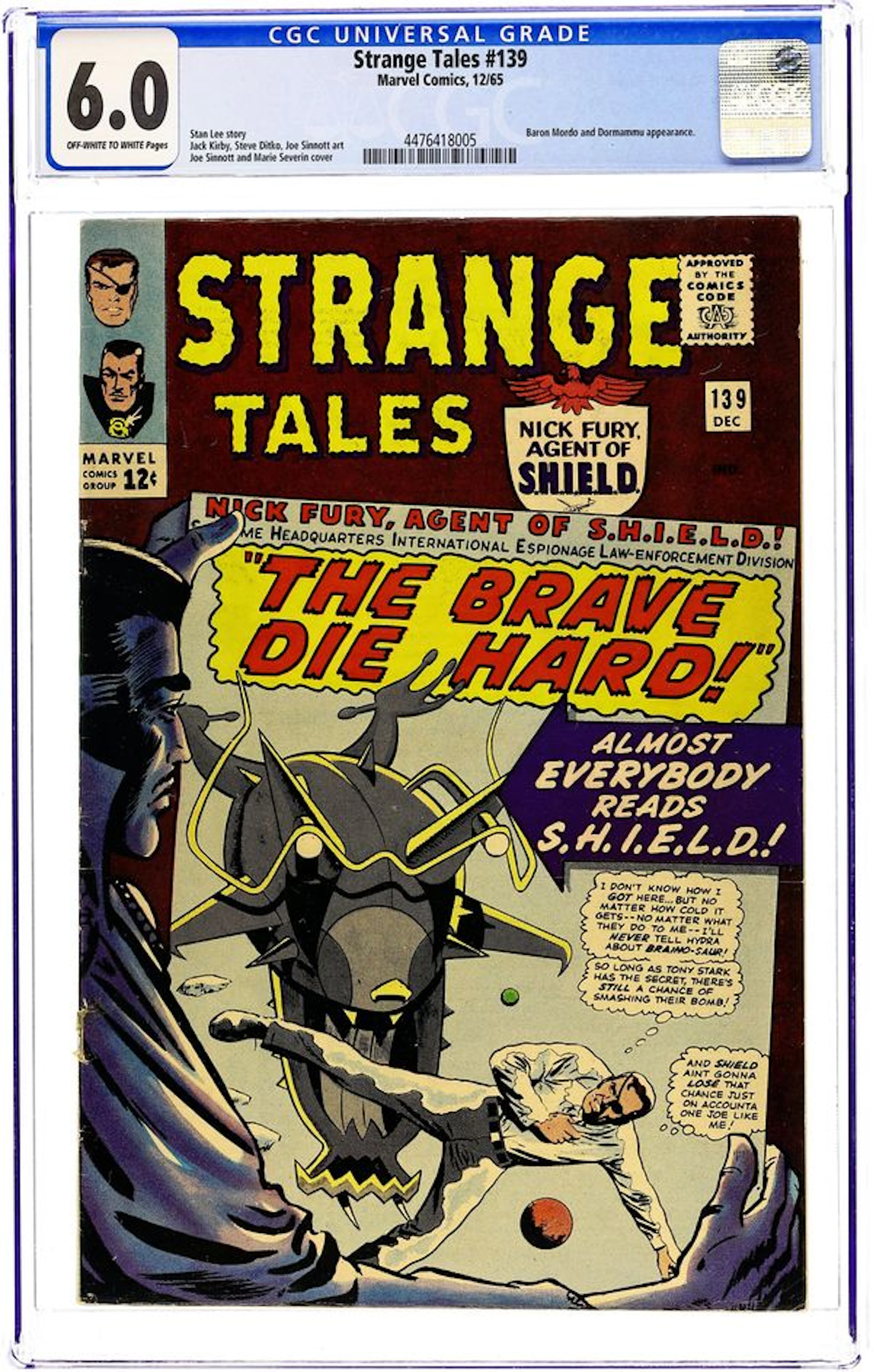 Strange Tales (1951 1st Series) 139 CGC 6.0