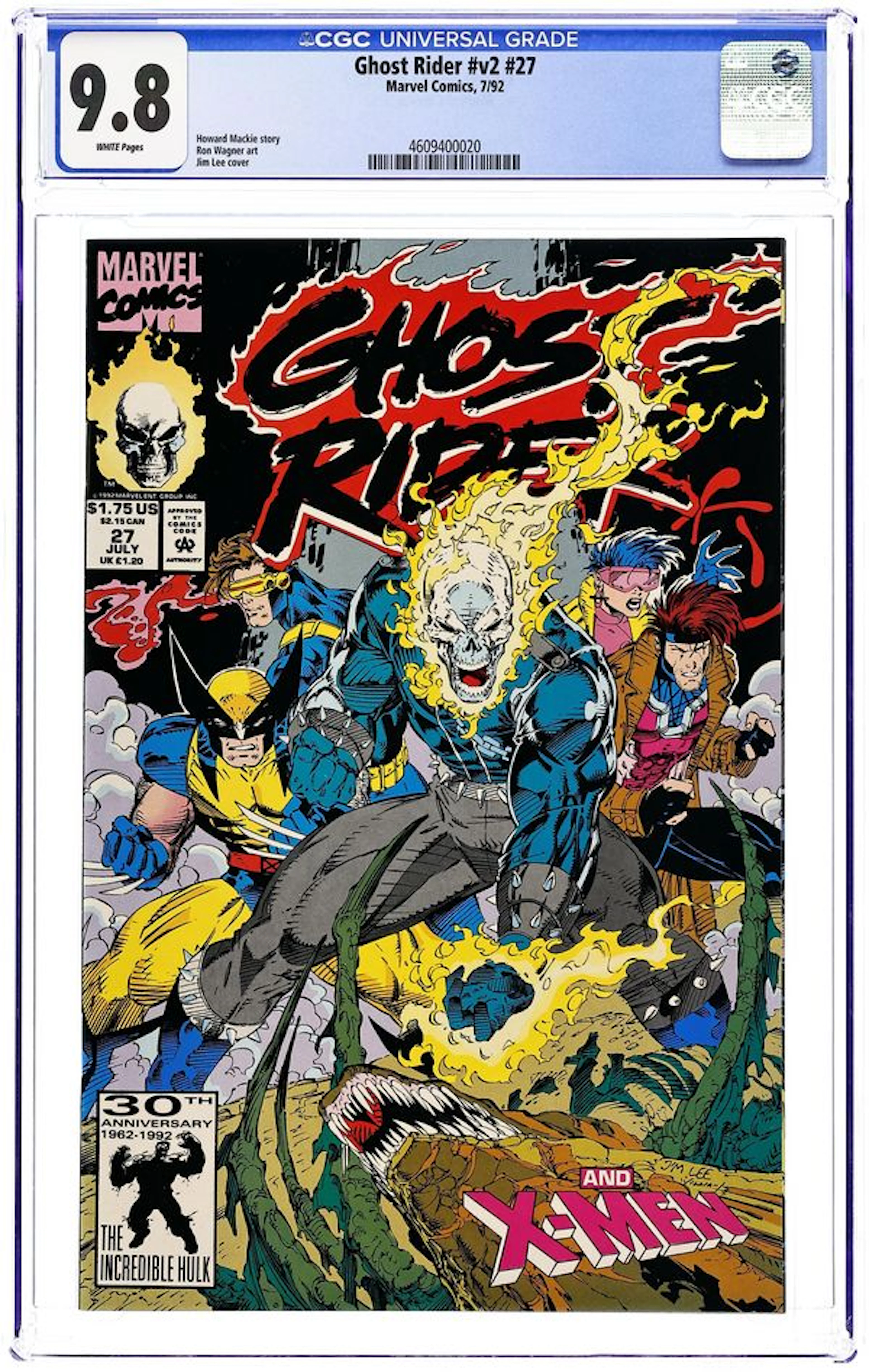 Ghost Rider (1990 2nd Series) 27D CGC 9.8