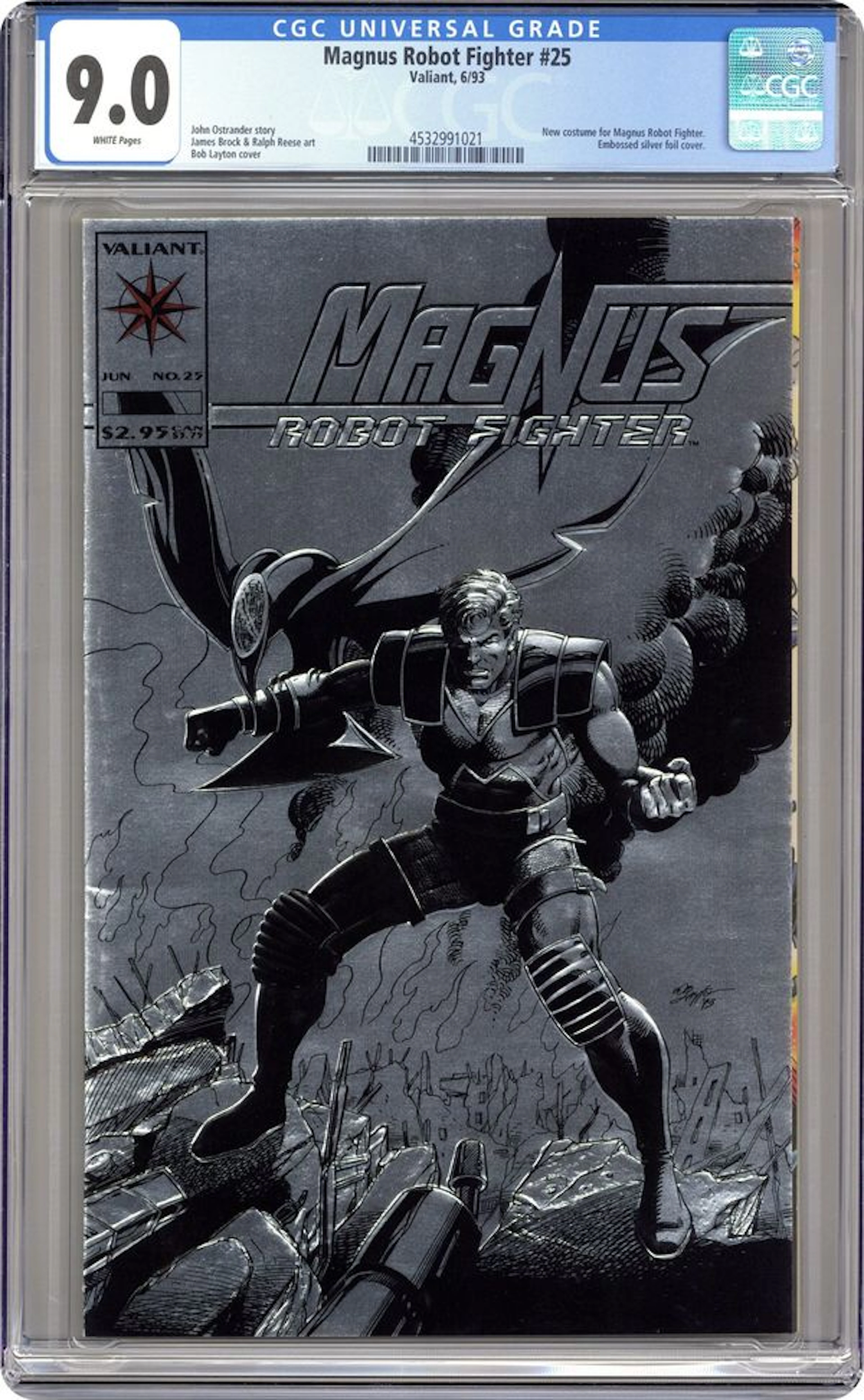 Magnus Robot Fighter (1991 Valiant) 25A CGC 9.0