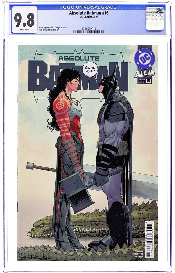 Absolute Batman (2024 DC) 16A CGC 9.8