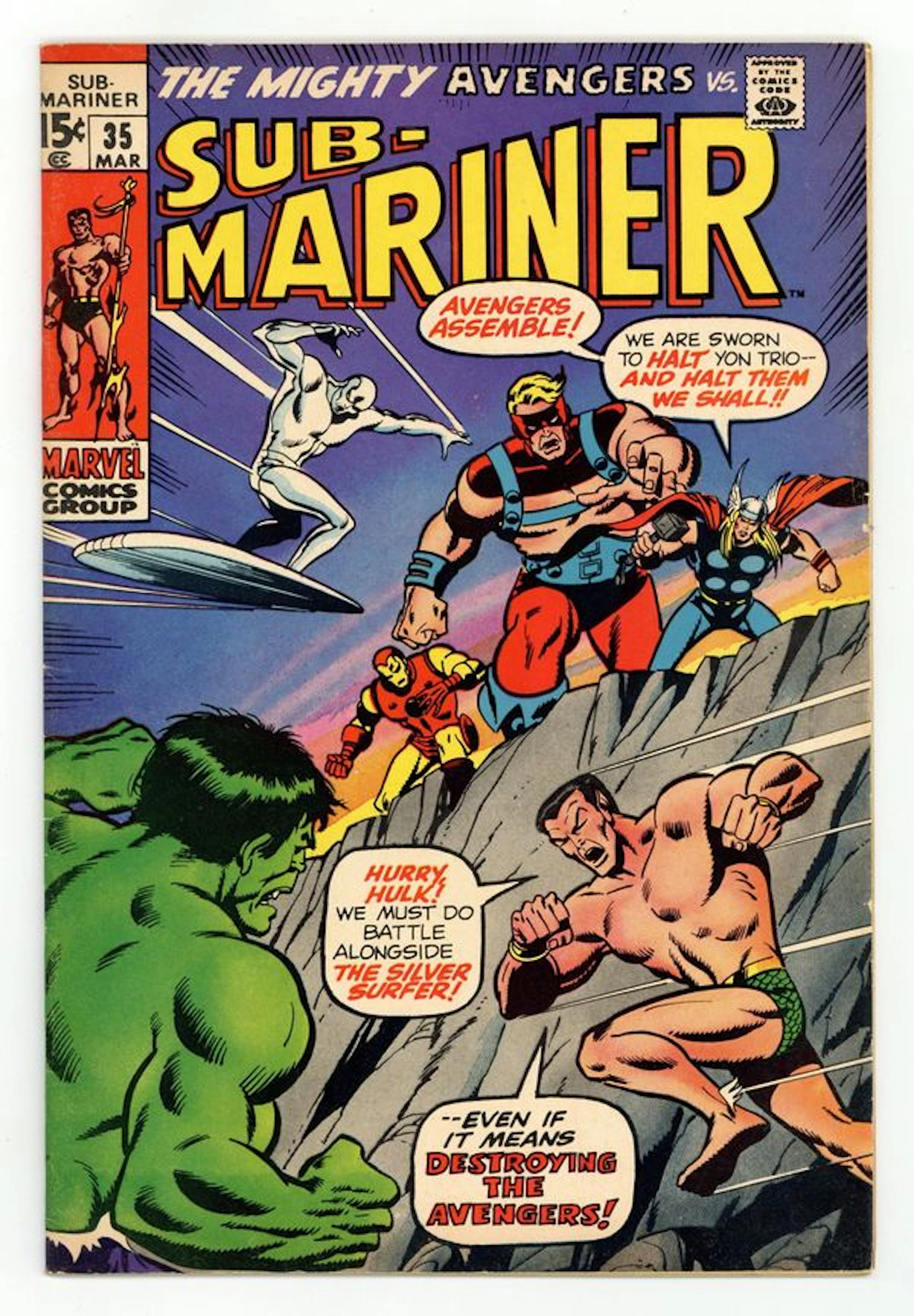 Sub-Mariner (1968 1st Series) 35 VG 4.0
