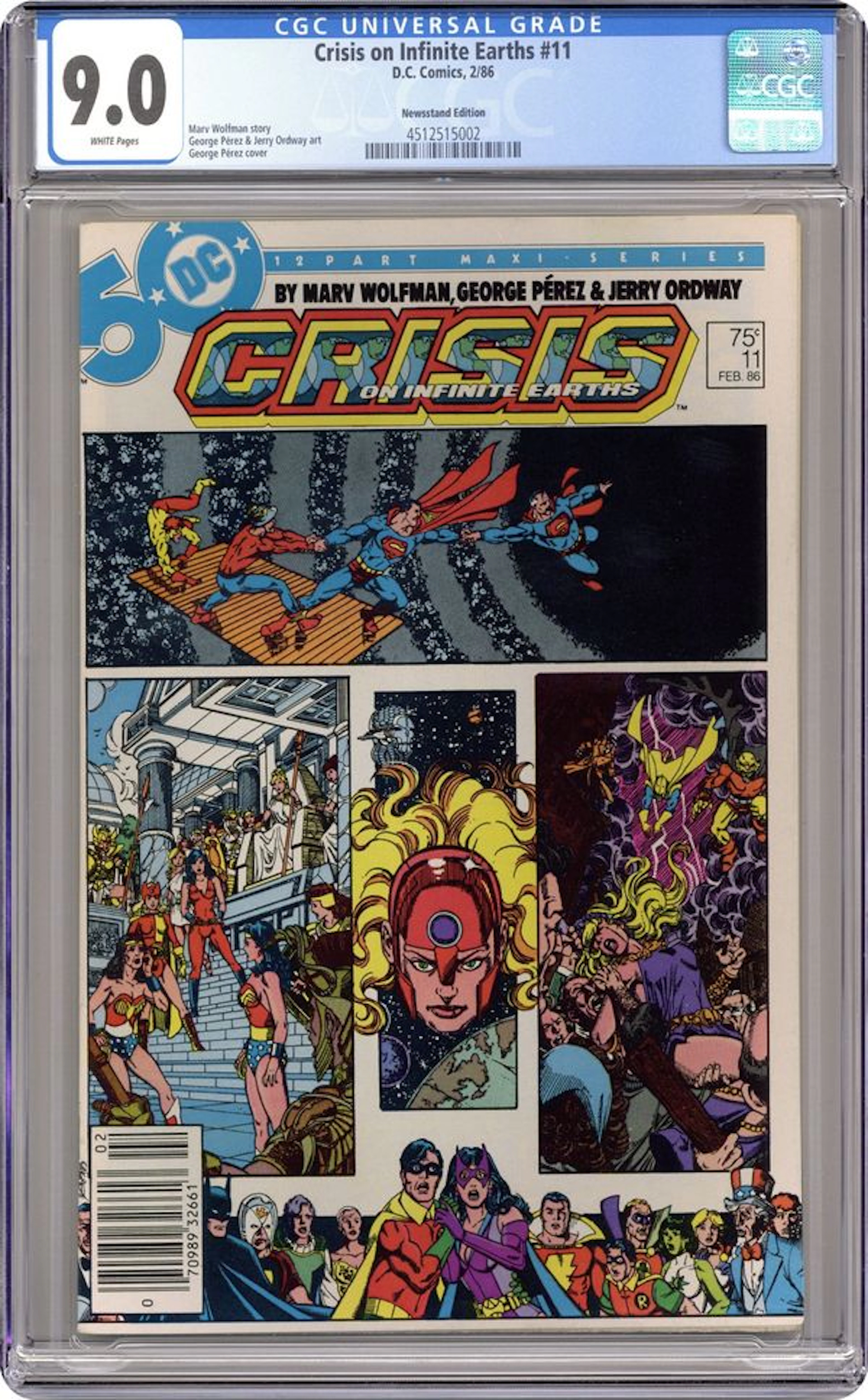 Crisis on Infinite Earths (1985) 11N CGC 9.0