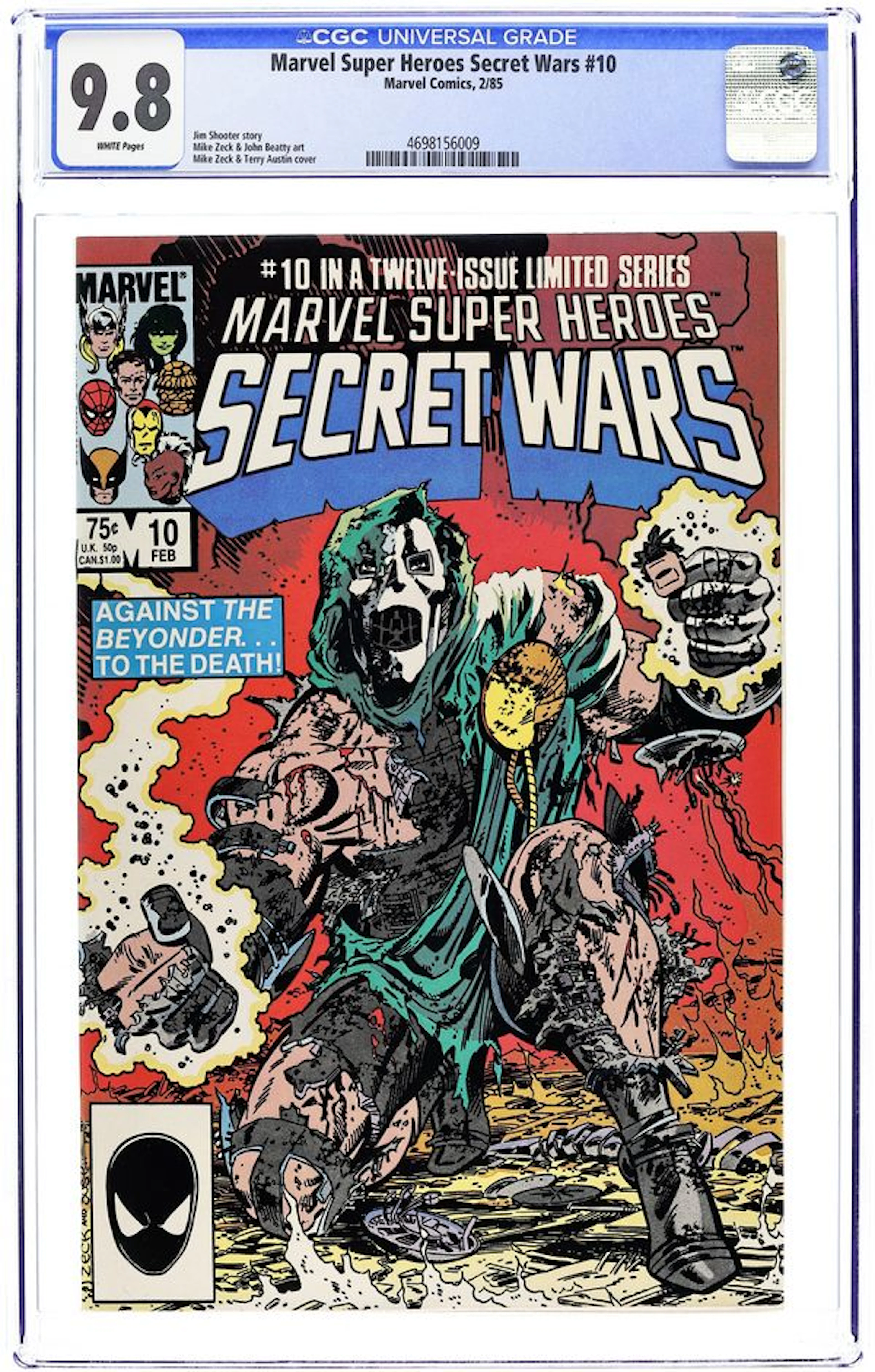 Marvel Super Heroes Secret Wars (1984) 10D CGC 9.8