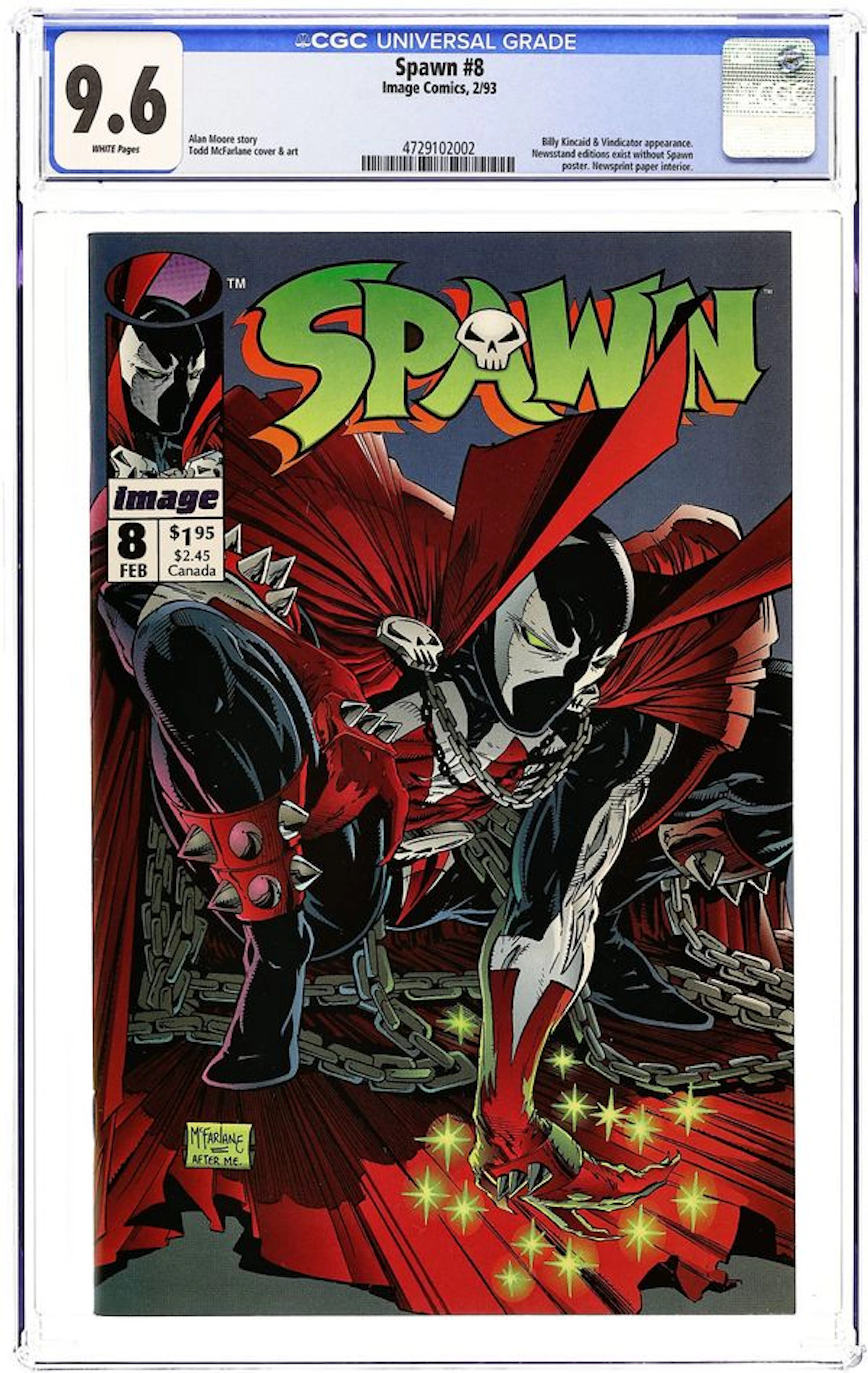 Spawn (1992 Image) 8D CGC 9.6