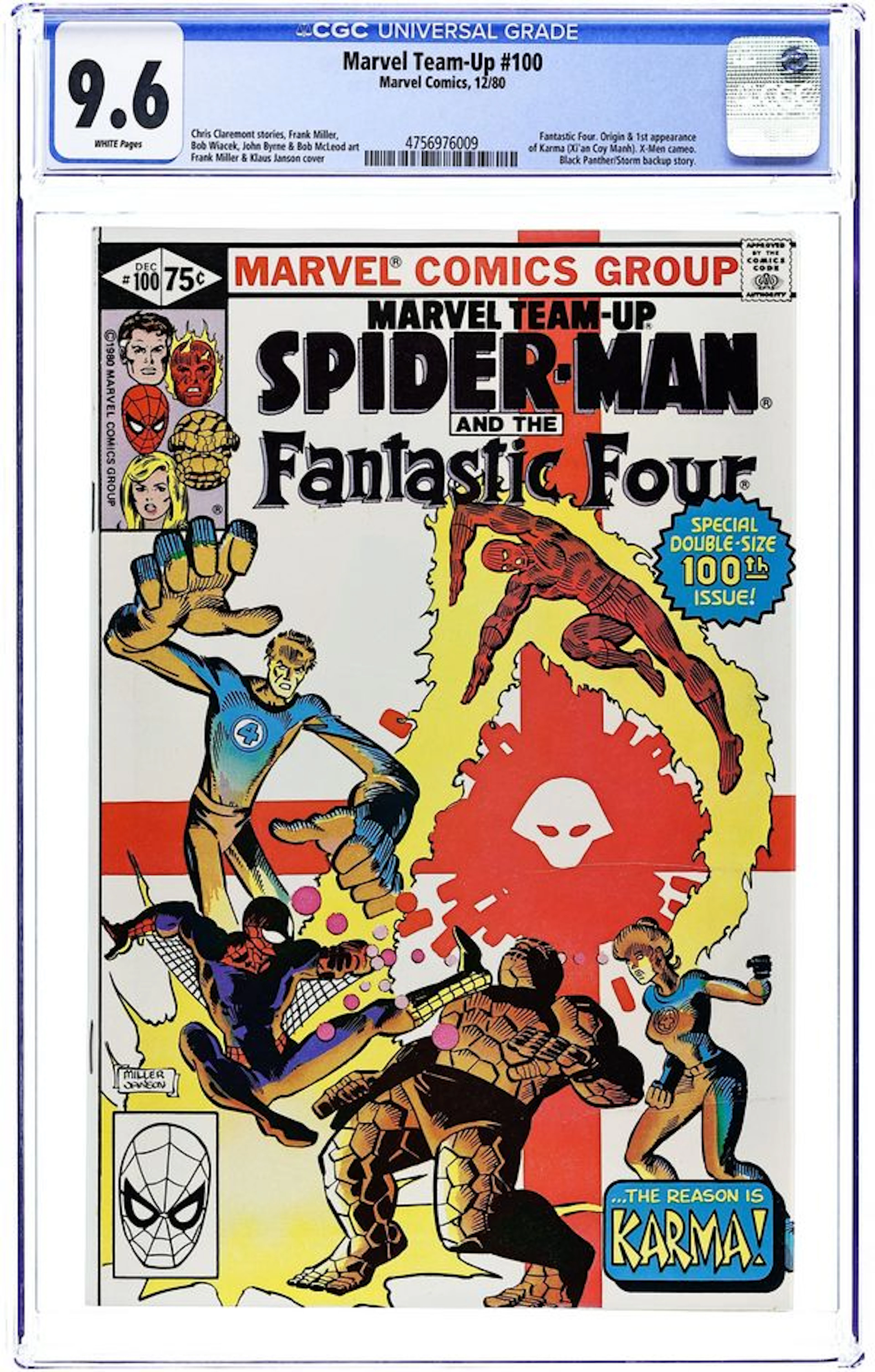 Marvel Team-Up (1972 1st Series) 100 CGC 9.6