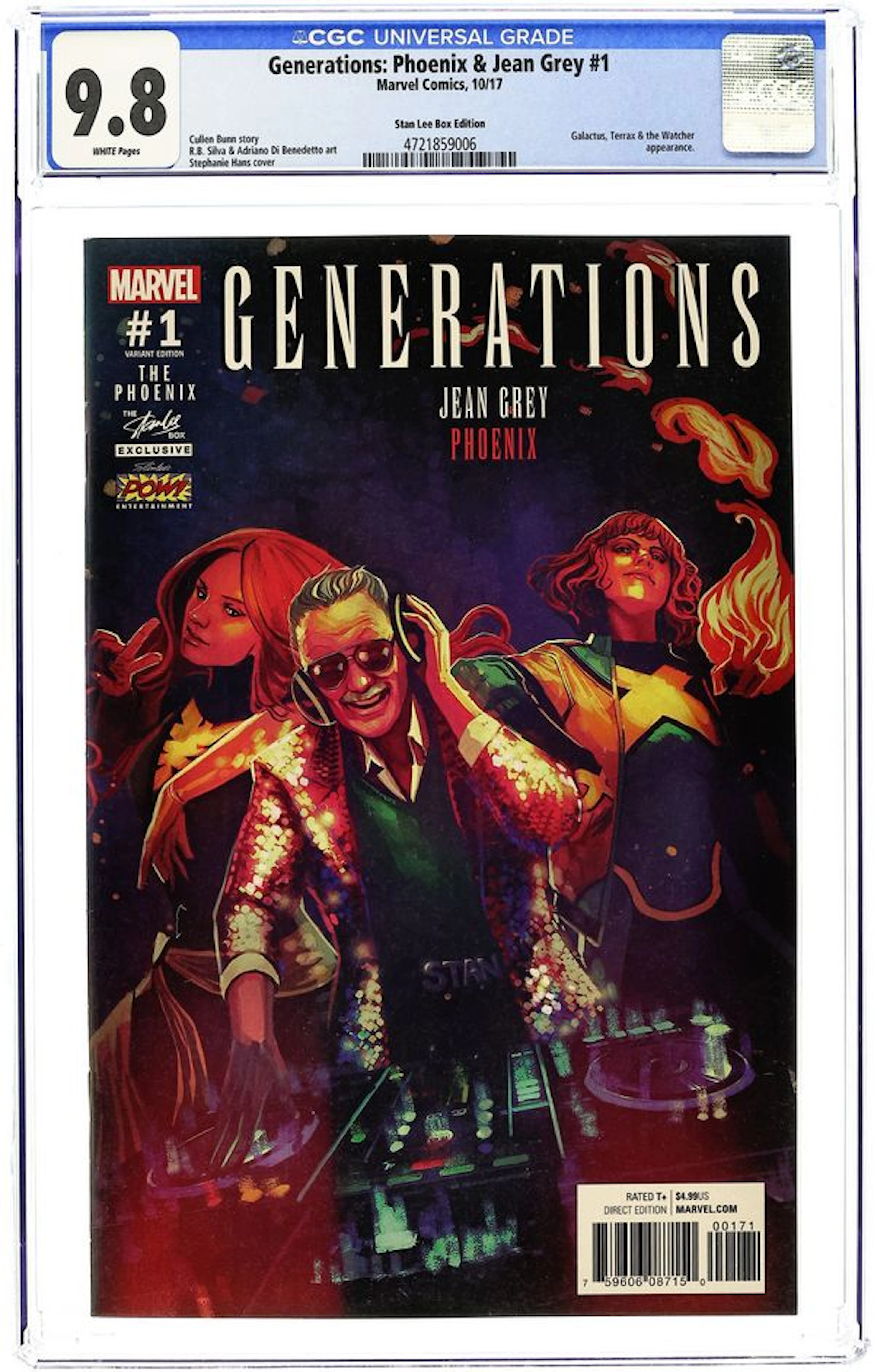 Generations Phoenix and Jean Grey (2017) 1STANLEE CGC 9.8