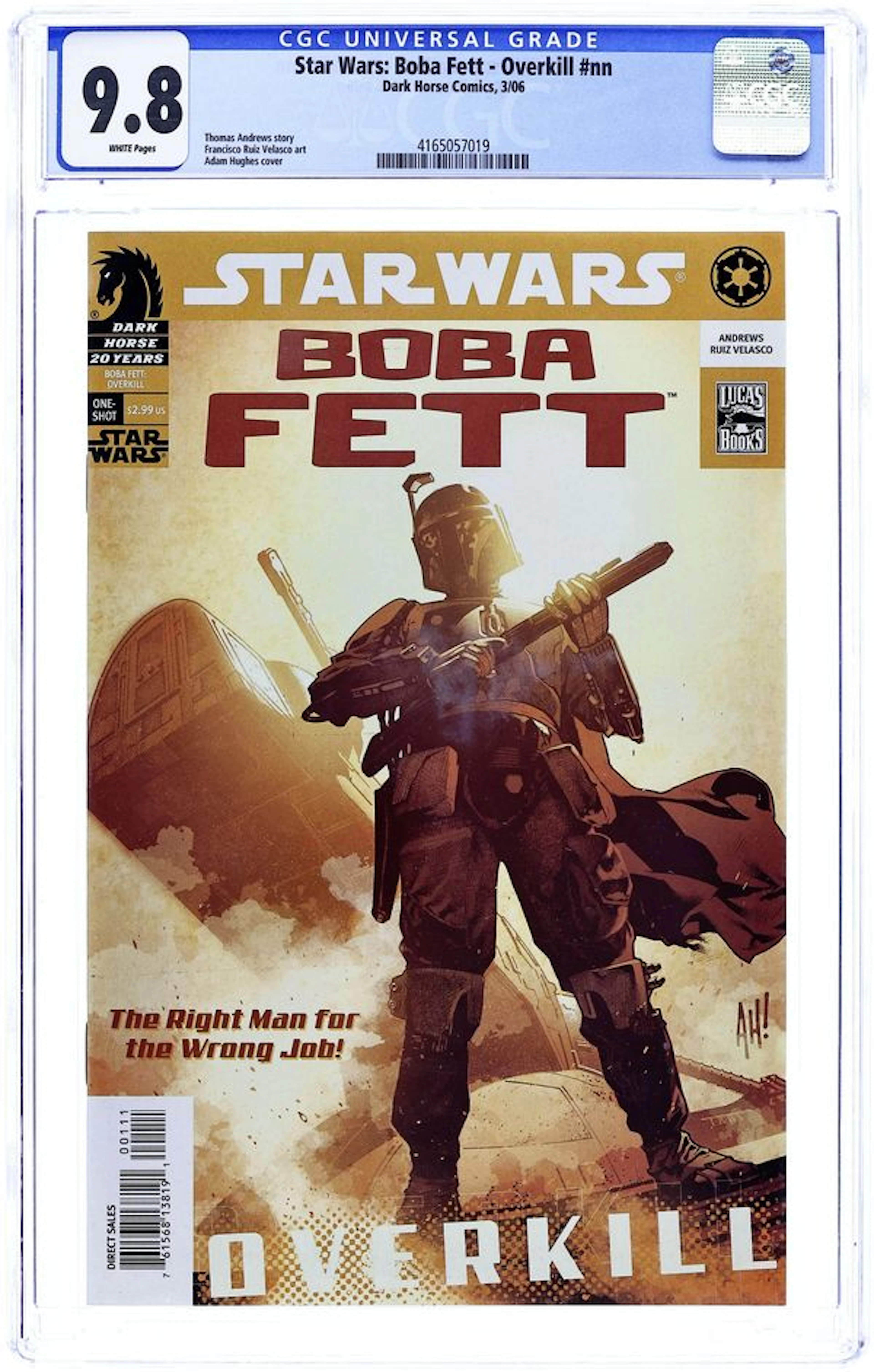Star Wars Boba Fett Overkill (2006) 1 CGC 9.8