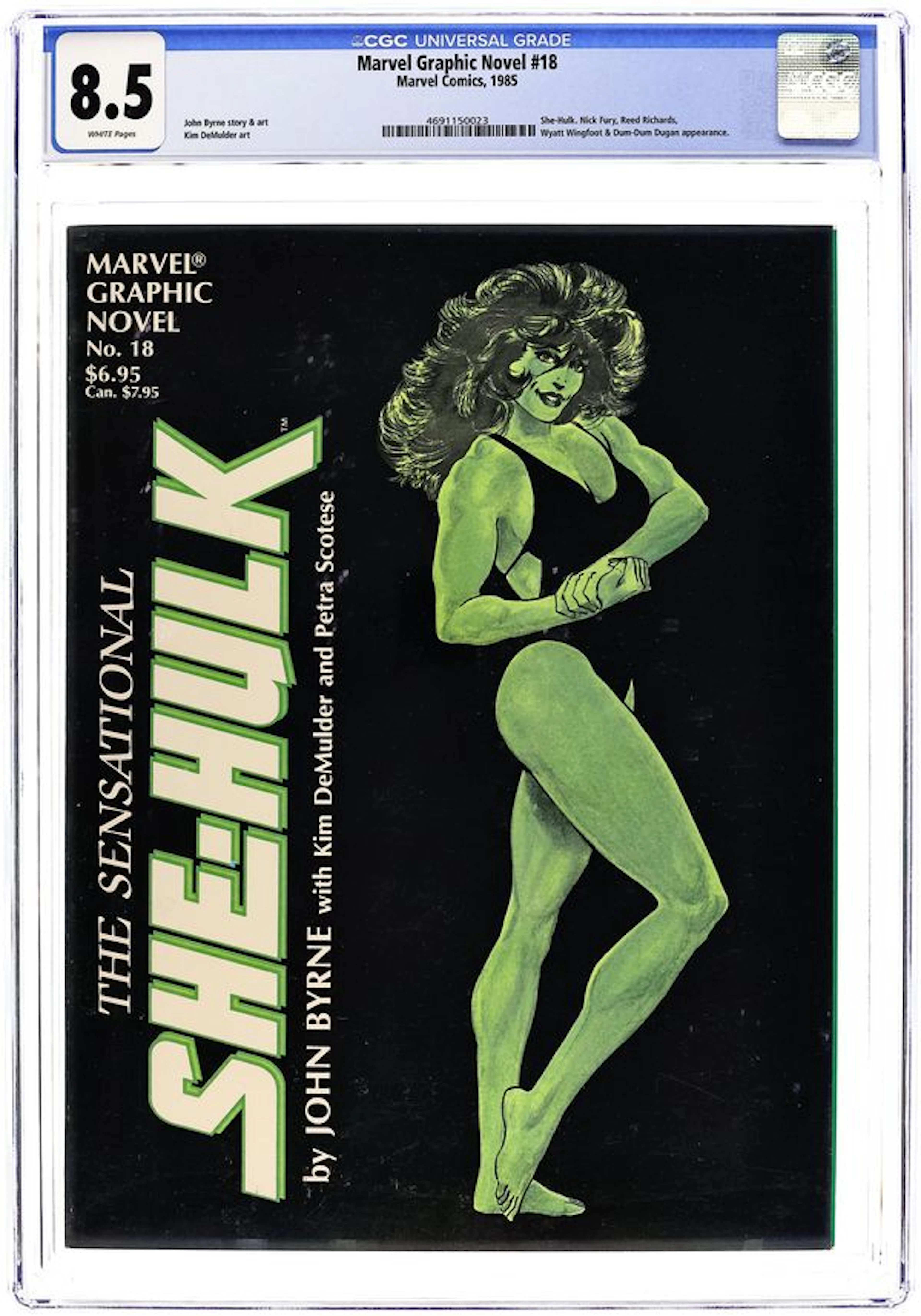 Sensational She-Hulk GN (1985 Marvel Graphic Novel) 1-1ST CGC 8.5
