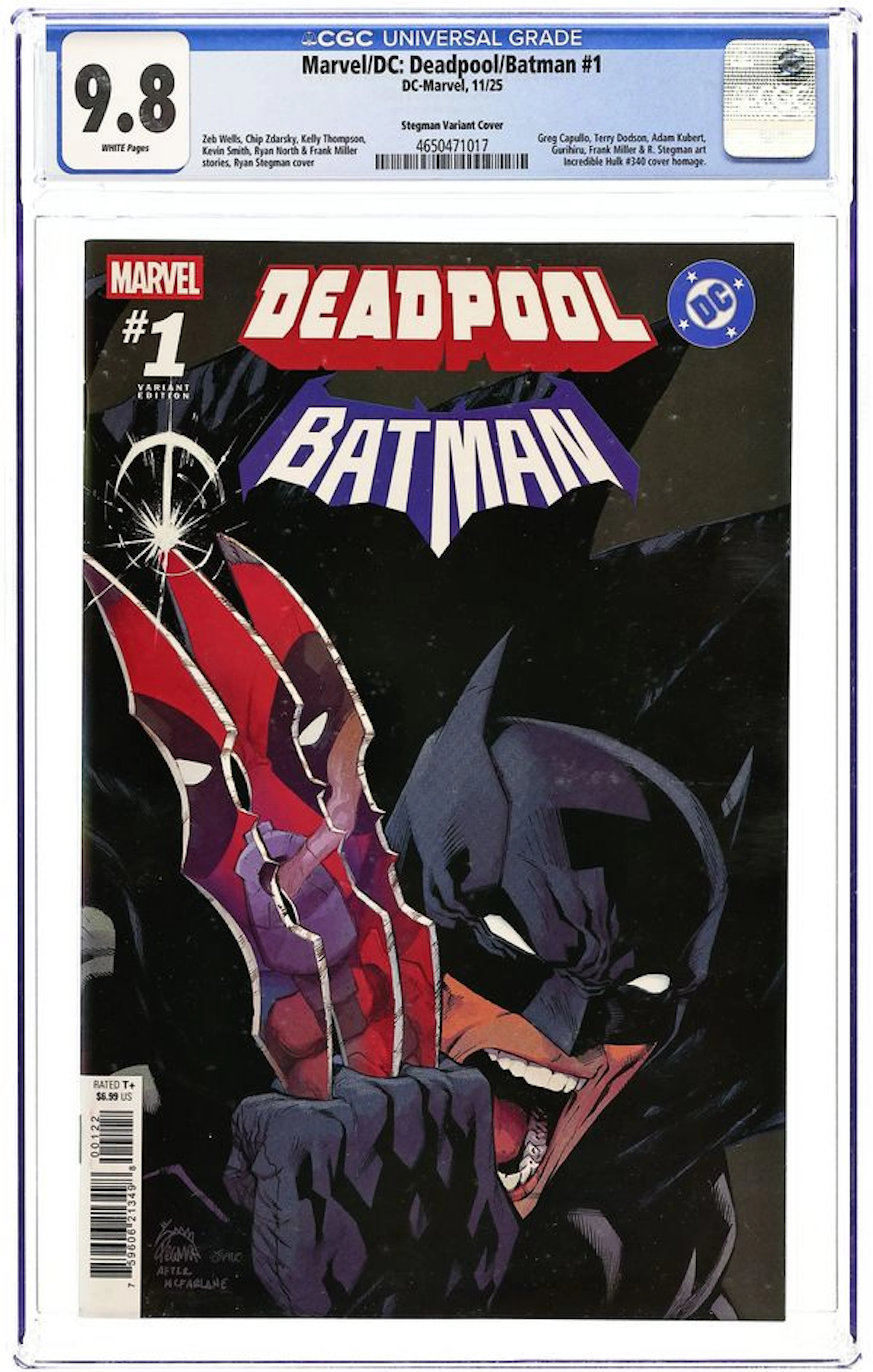 Deadpool Batman (2025 Marvel/DC) 1L CGC 9.8