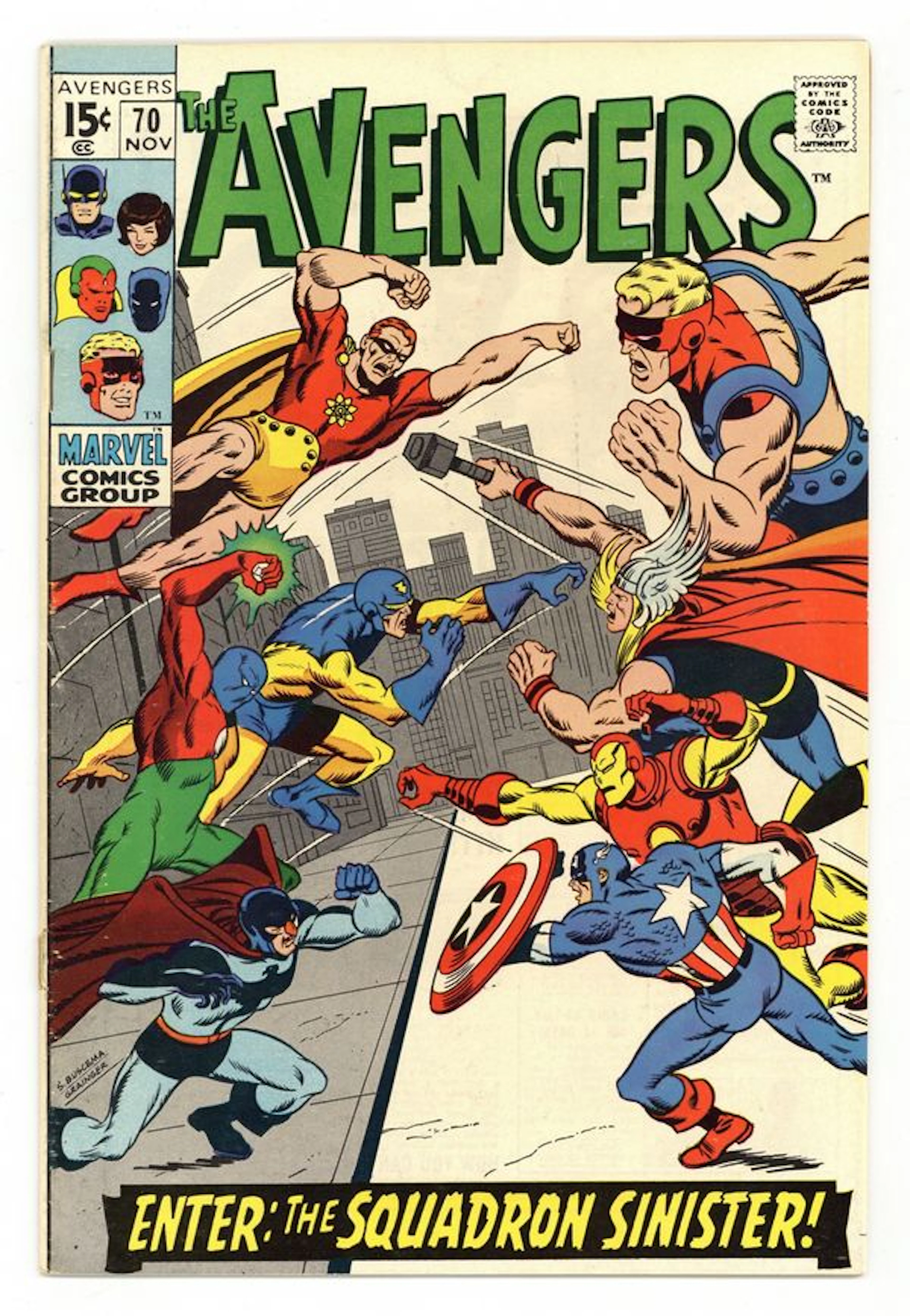 Avengers (1963 1st Series) 70 VG- 3.5