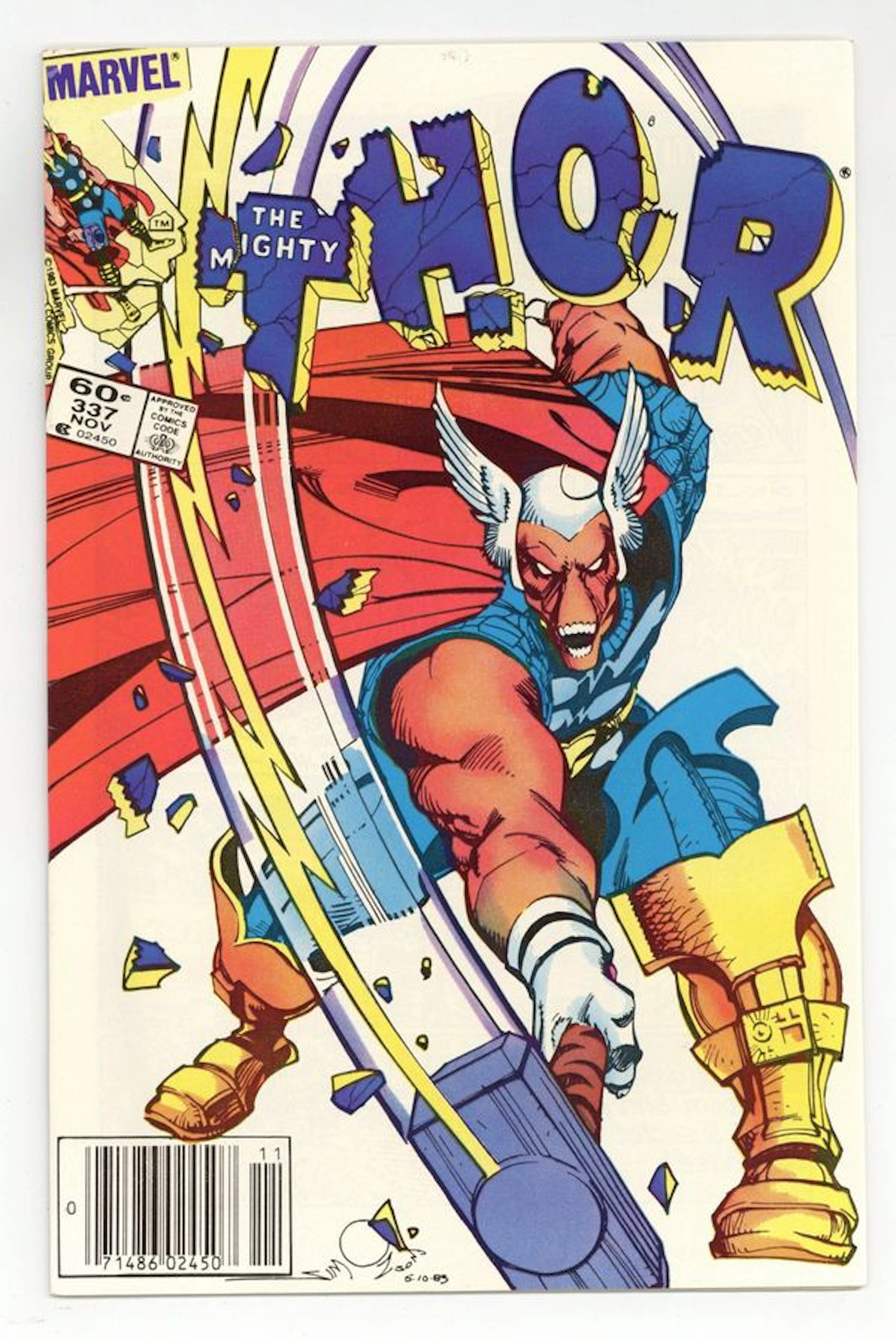Thor (1962 Marvel 1st Series Journey Into Mystery) 337N VF 8.0