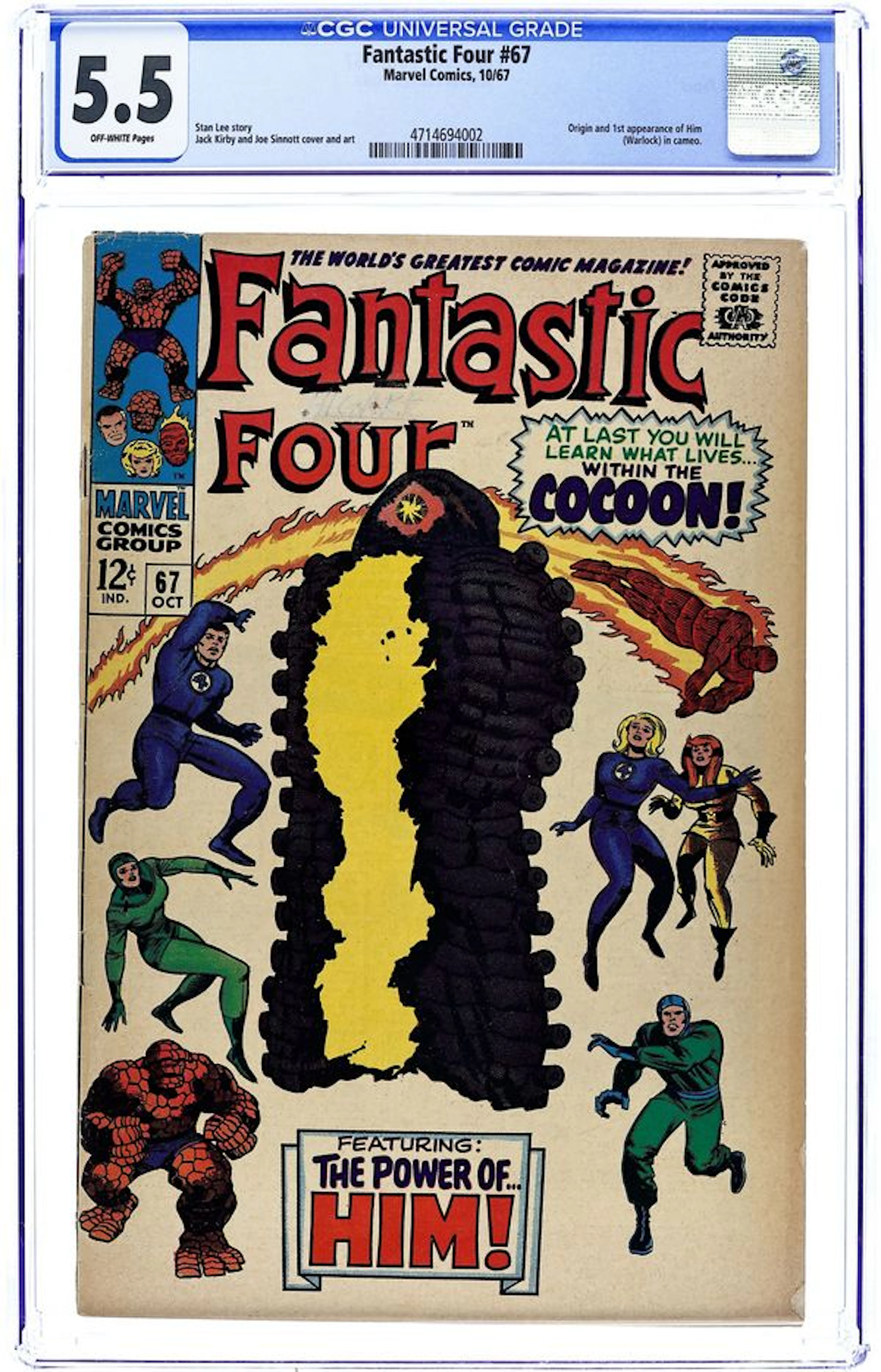 Fantastic Four (1961 1st Series) 67 CGC 5.5