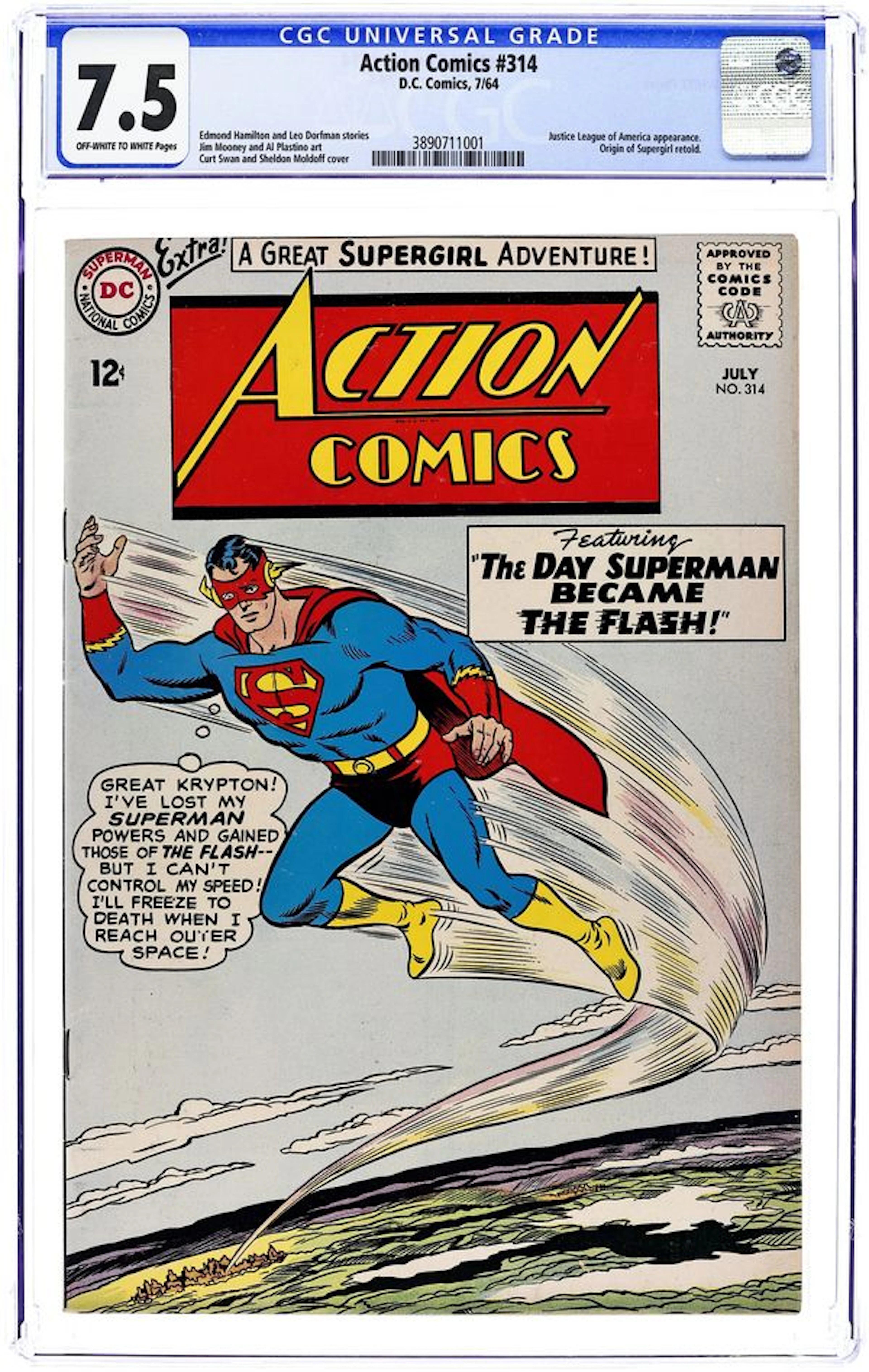 Action Comics (1938 DC) 314 CGC 7.5