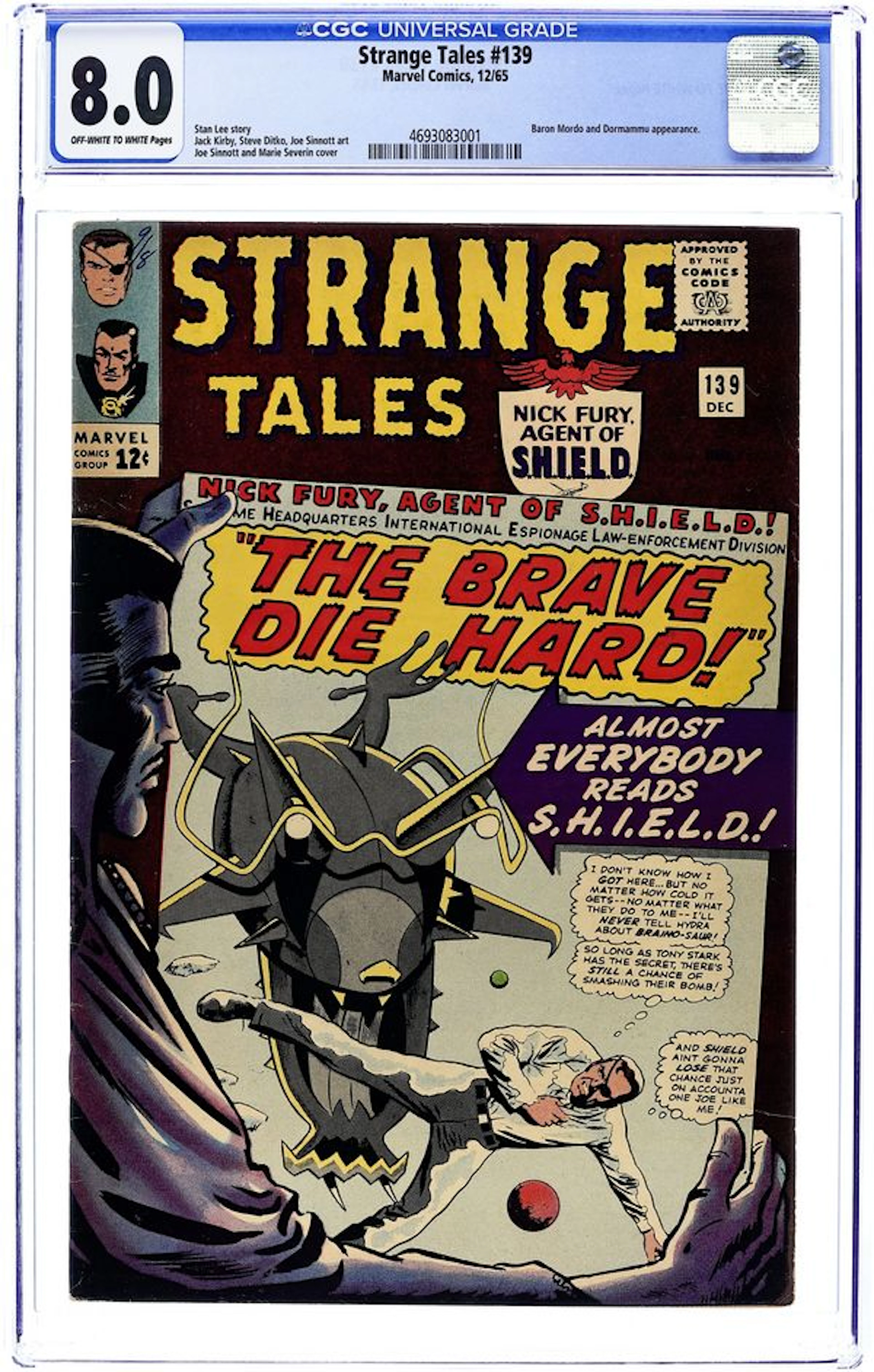 Strange Tales (1951 1st Series) 139 CGC 8.0