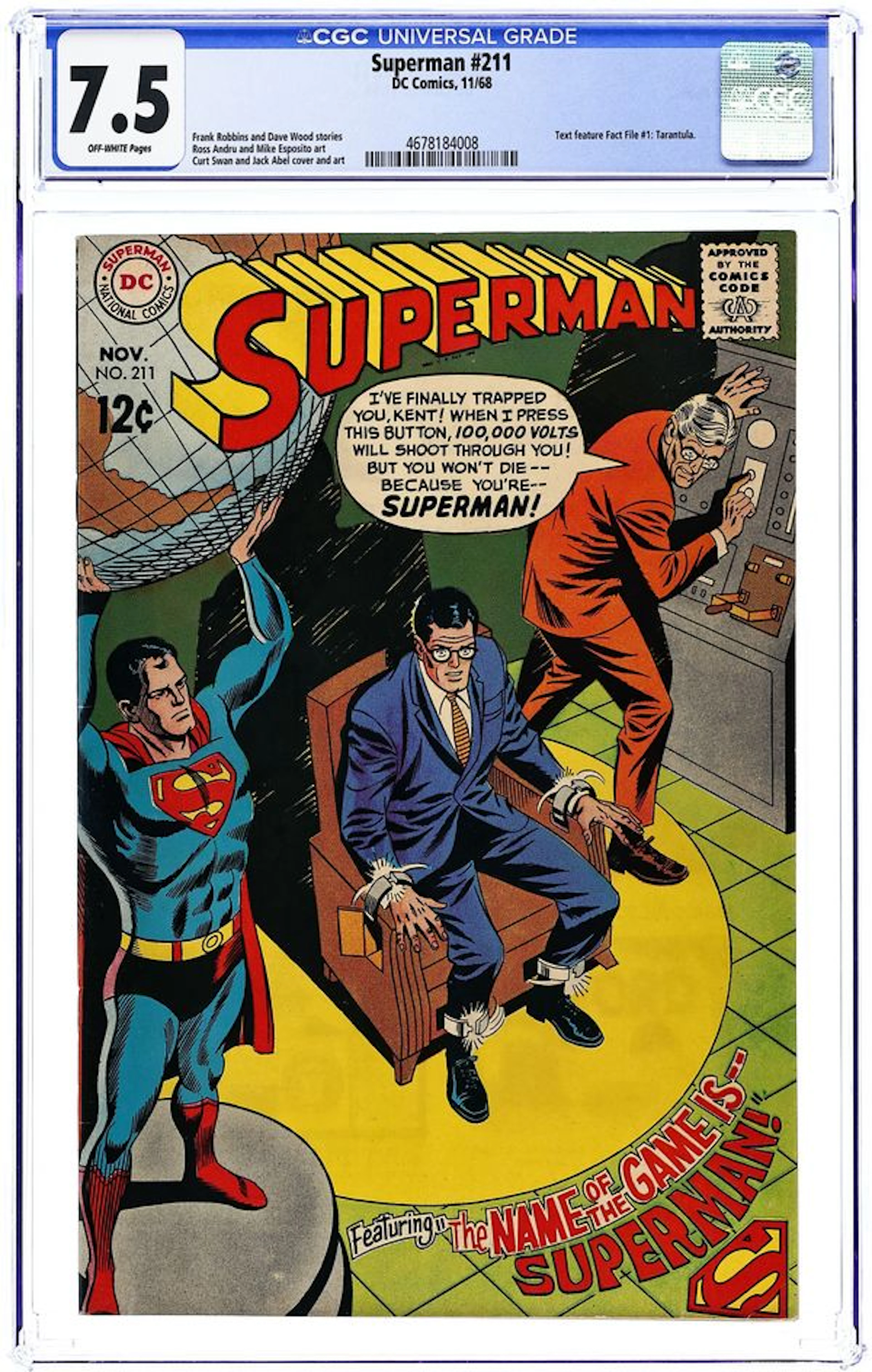 Superman (1939 1st Series) 211 CGC 7.5
