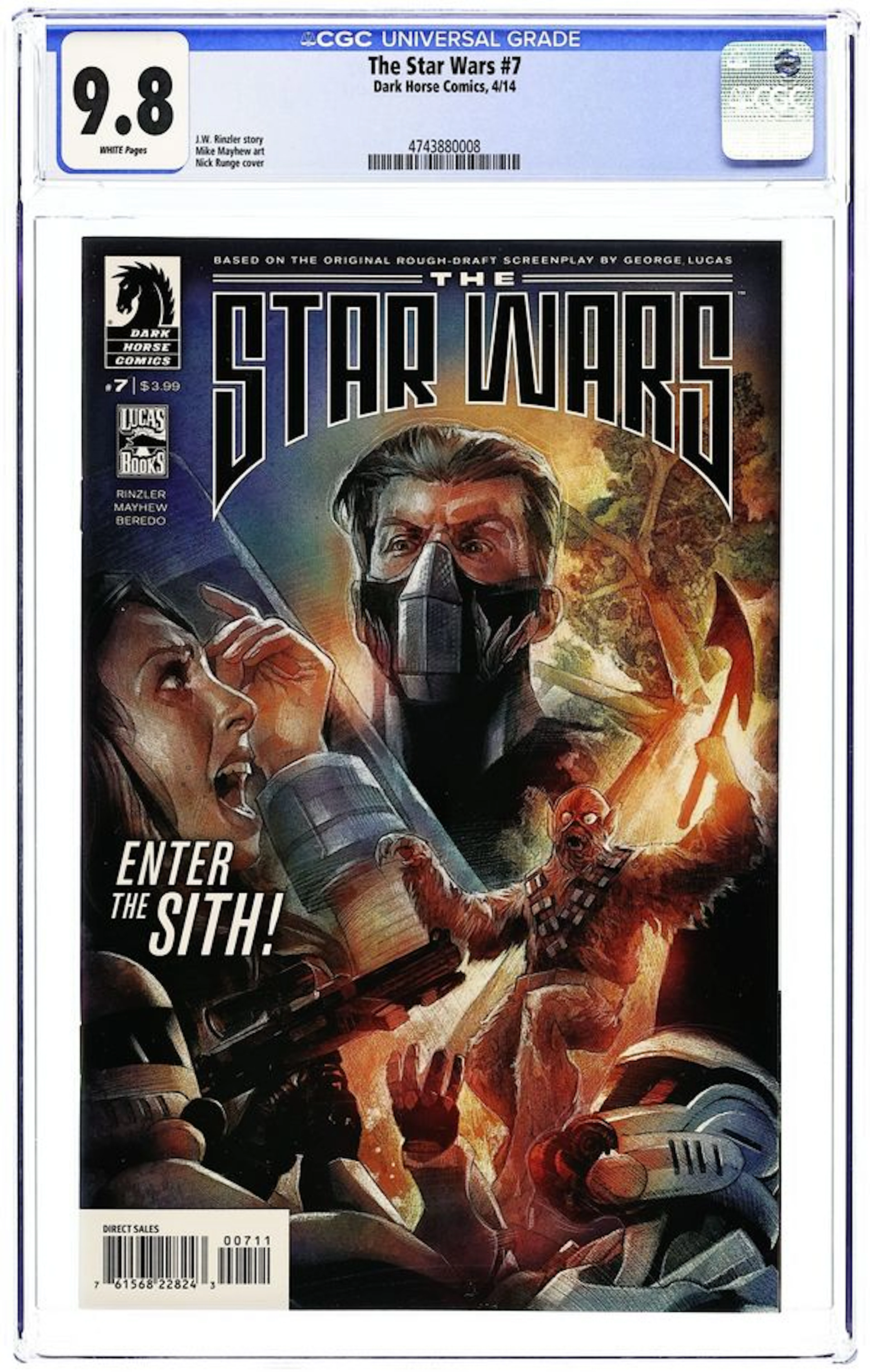 Star Wars (2013 Dark Horse) Lucas Draft 7 CGC 9.8