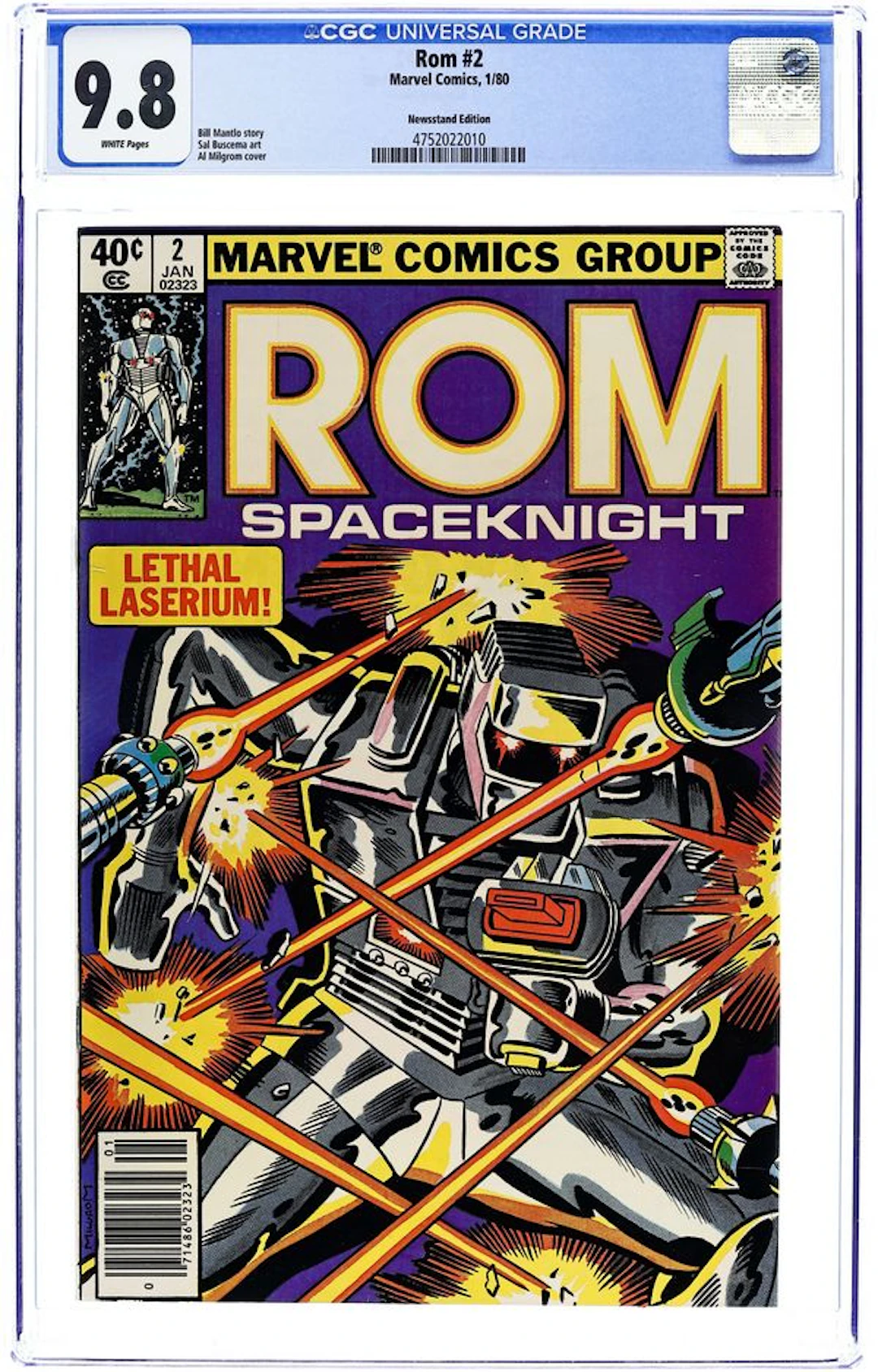 ROM (1979 Marvel) 2N CGC 9.8