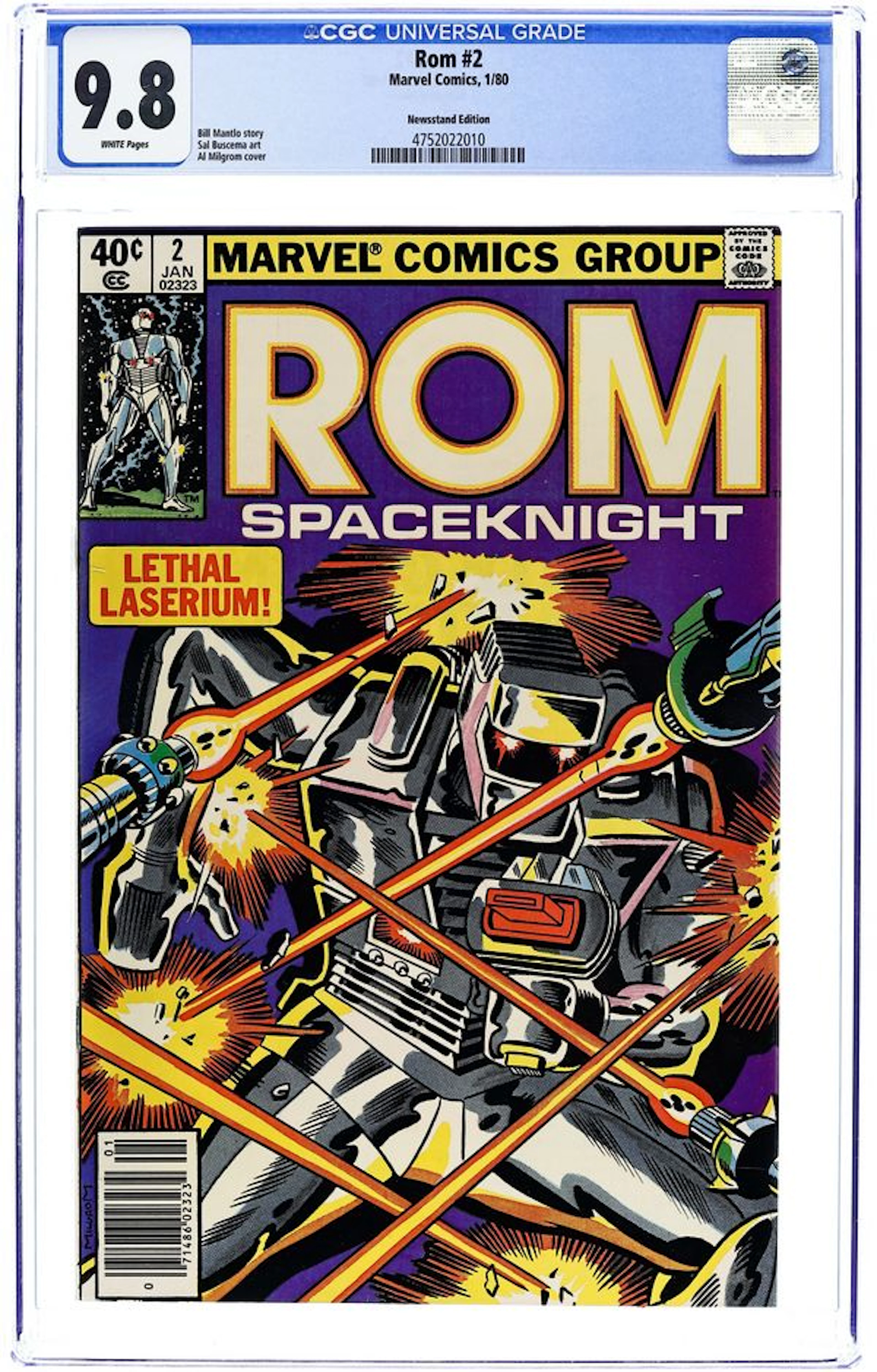 ROM (1979 Marvel) 2N CGC 9.8