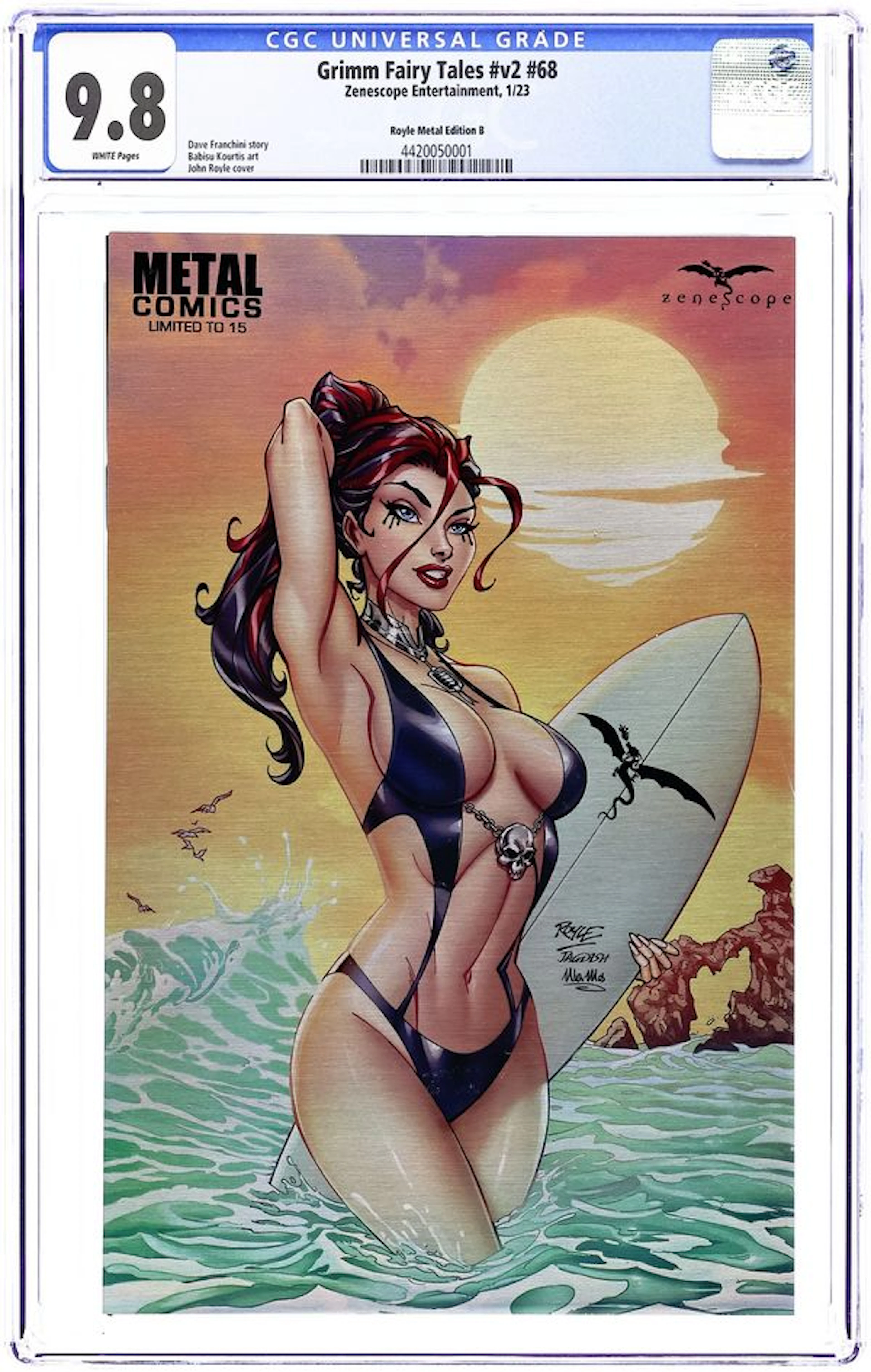 Grimm Fairy Tales (2016 2nd Series) 68METAL.ROYLE.B CGC 9.8