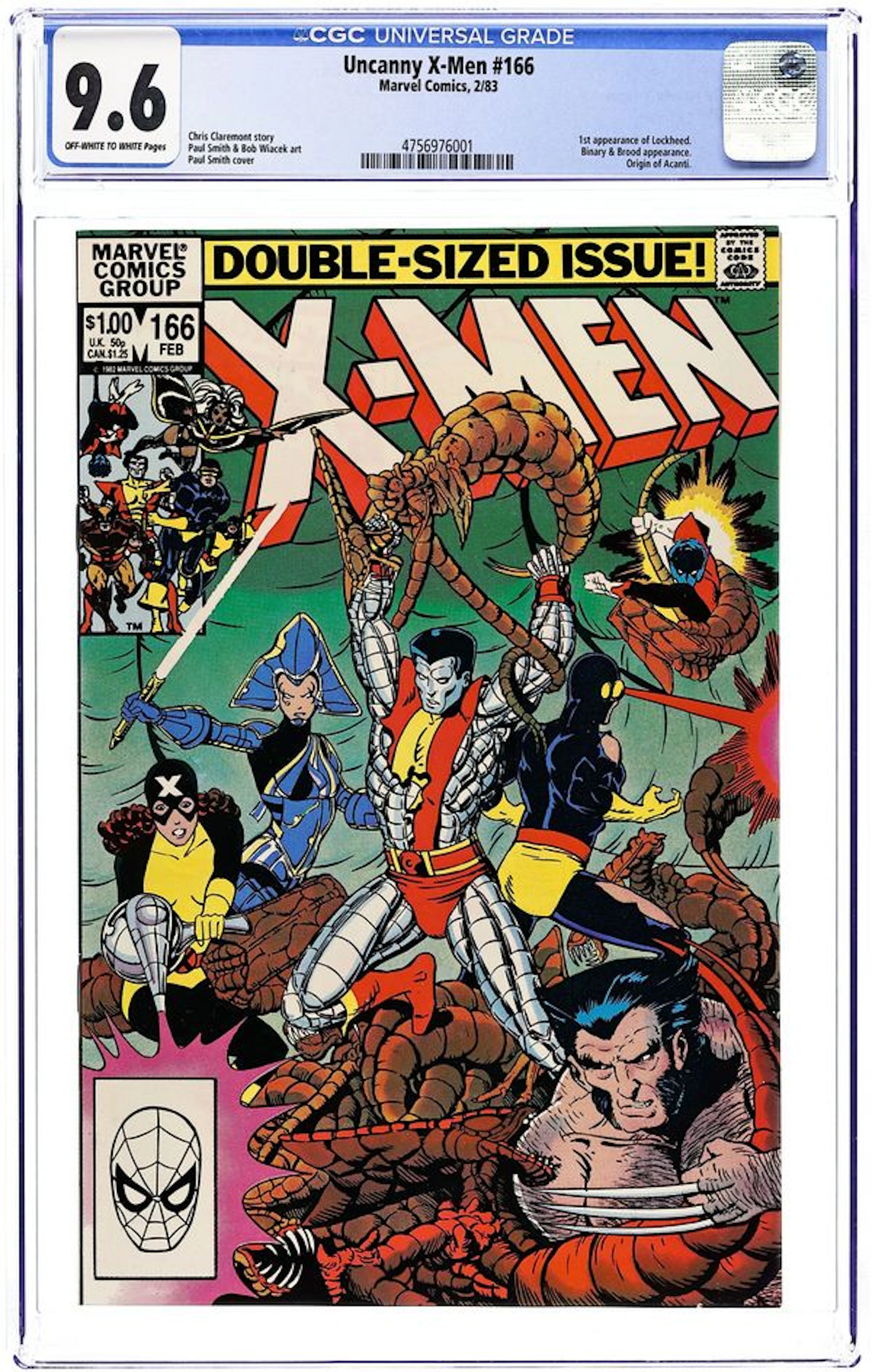 Uncanny X-Men (1963 1st Series) 166D CGC 9.6