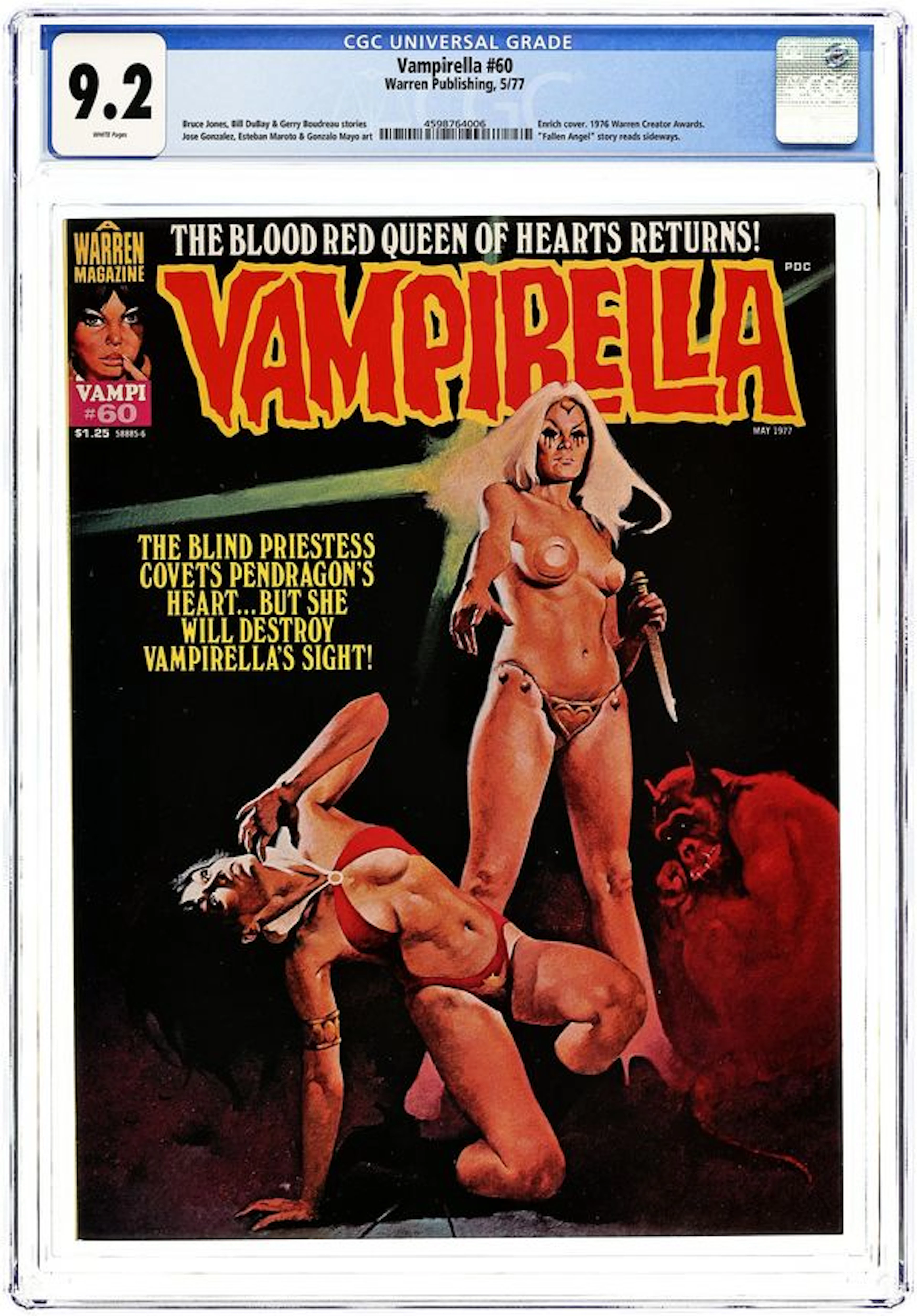 Vampirella (1969 Warren) 60 CGC 9.2