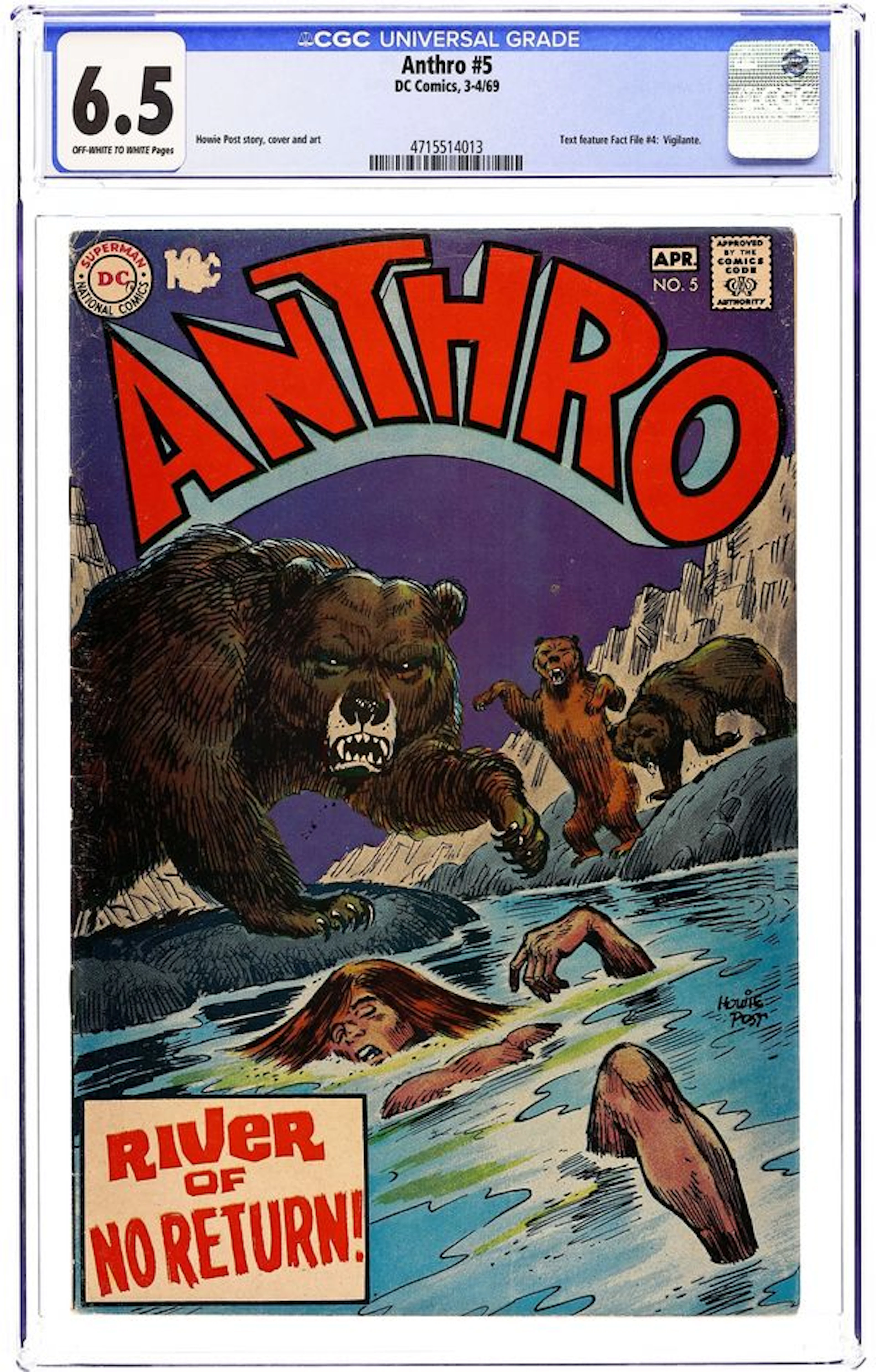 Anthro (1968) 5 CGC 6.5