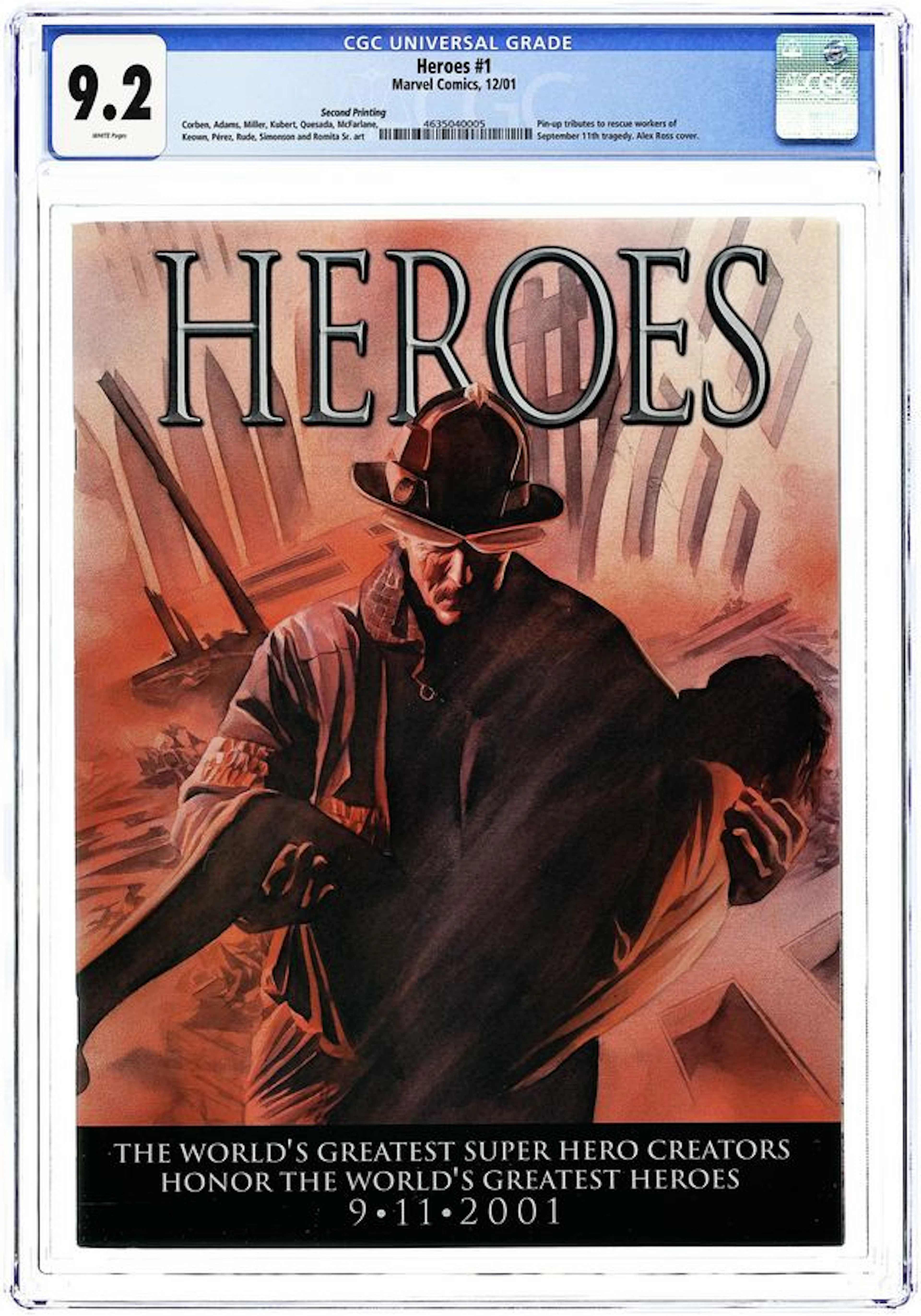 Heroes (2001 Marvel) 1-2ND CGC 9.2