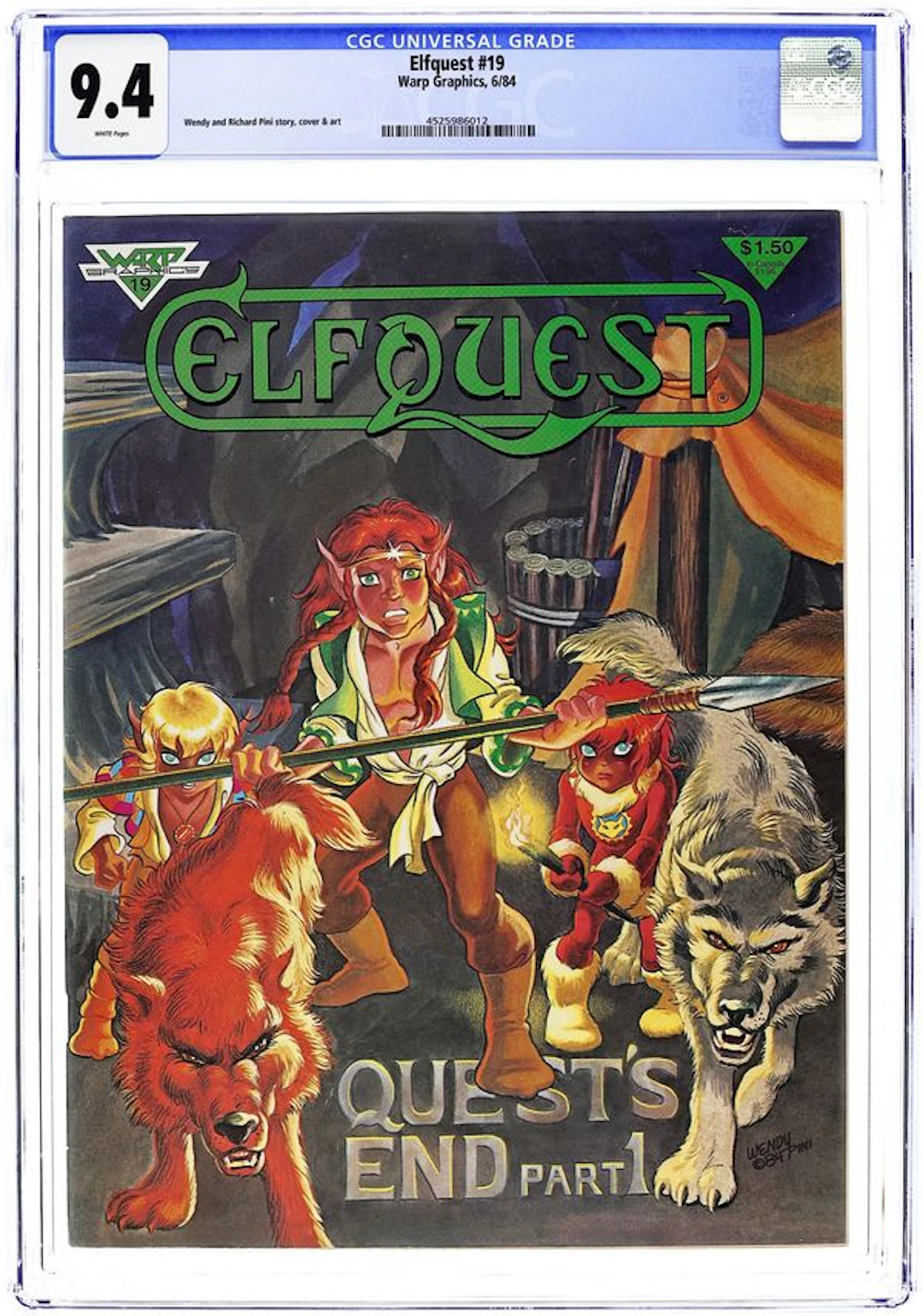 Elfquest (1978 Warp Graphics) Magazine 19 CGC 9.4