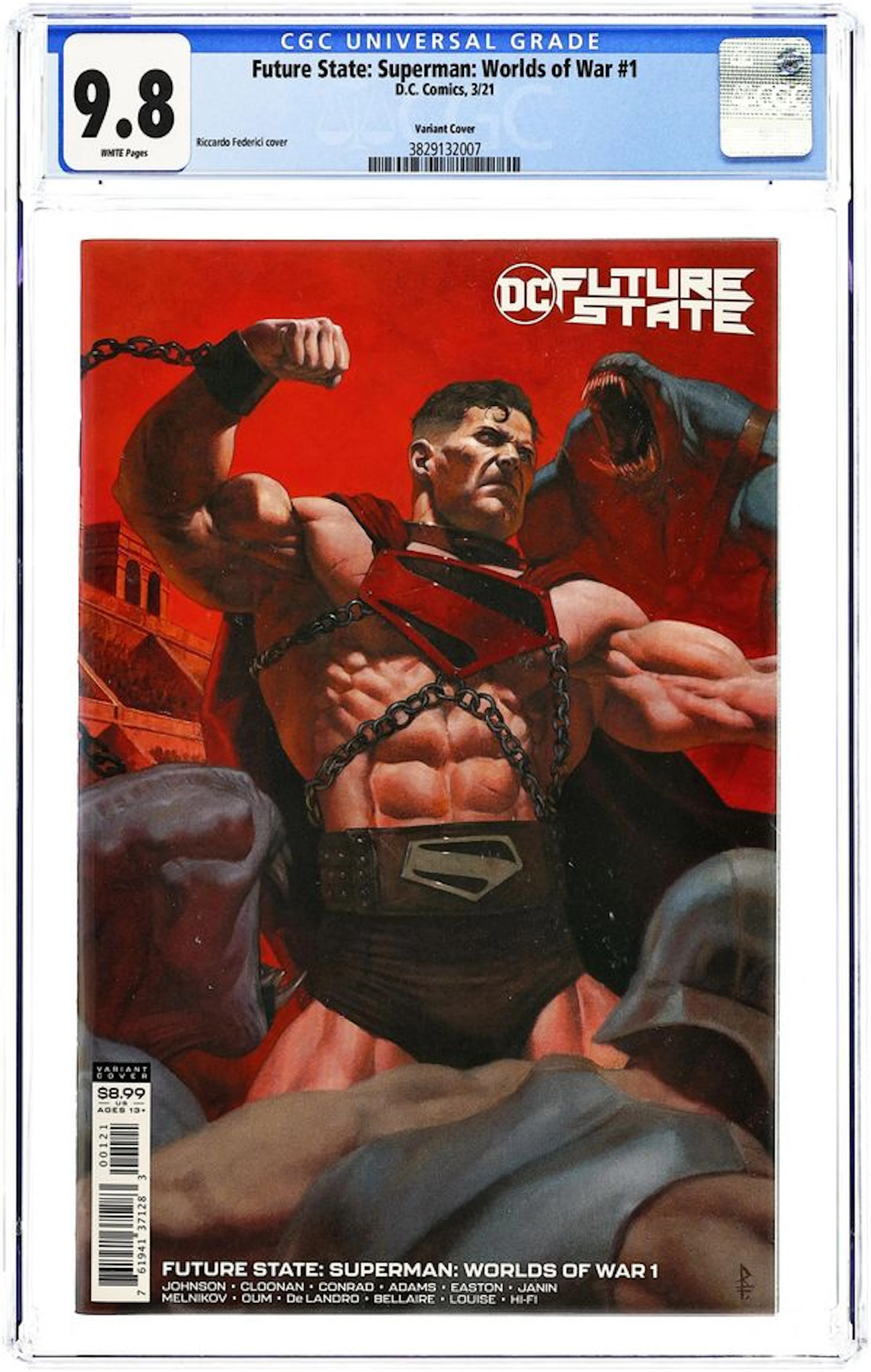 Future State Superman Worlds of War (2021 DC) 1B CGC 9.8