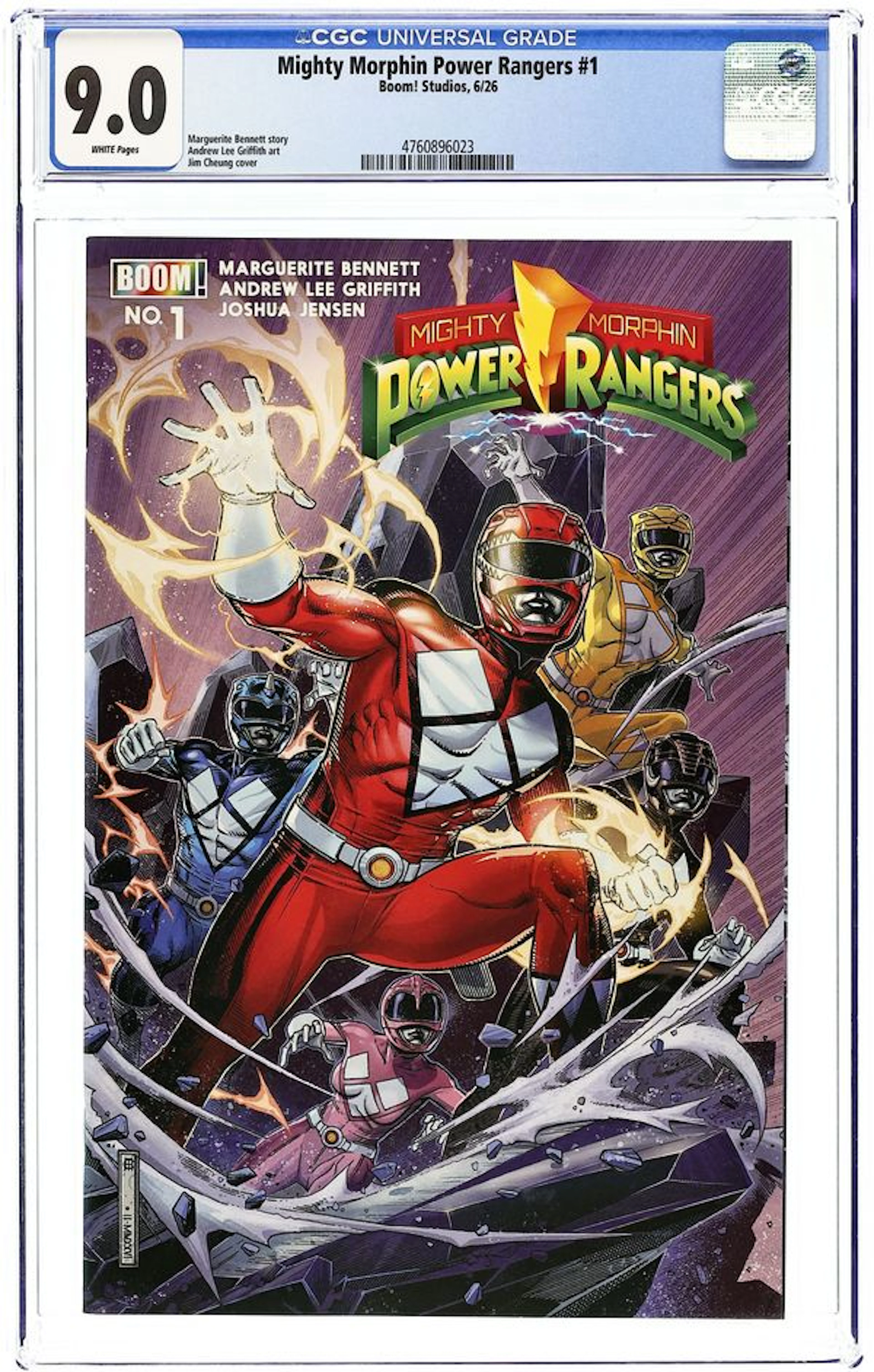 Mighty Morphin Power Rangers (2026 Boom) 1A CGC 9.0