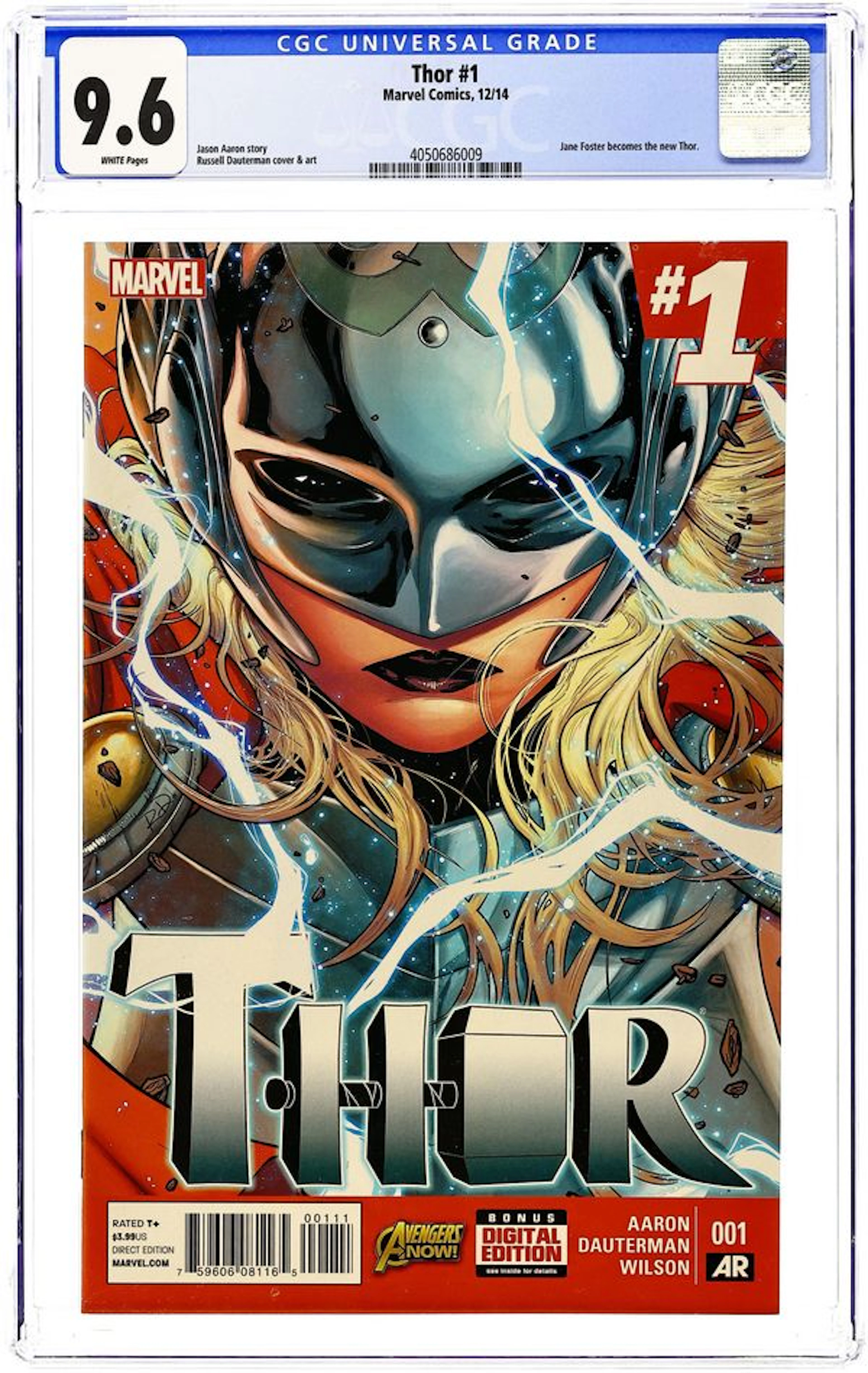 Thor (2014 Marvel 4th Series) 1A CGC 9.6