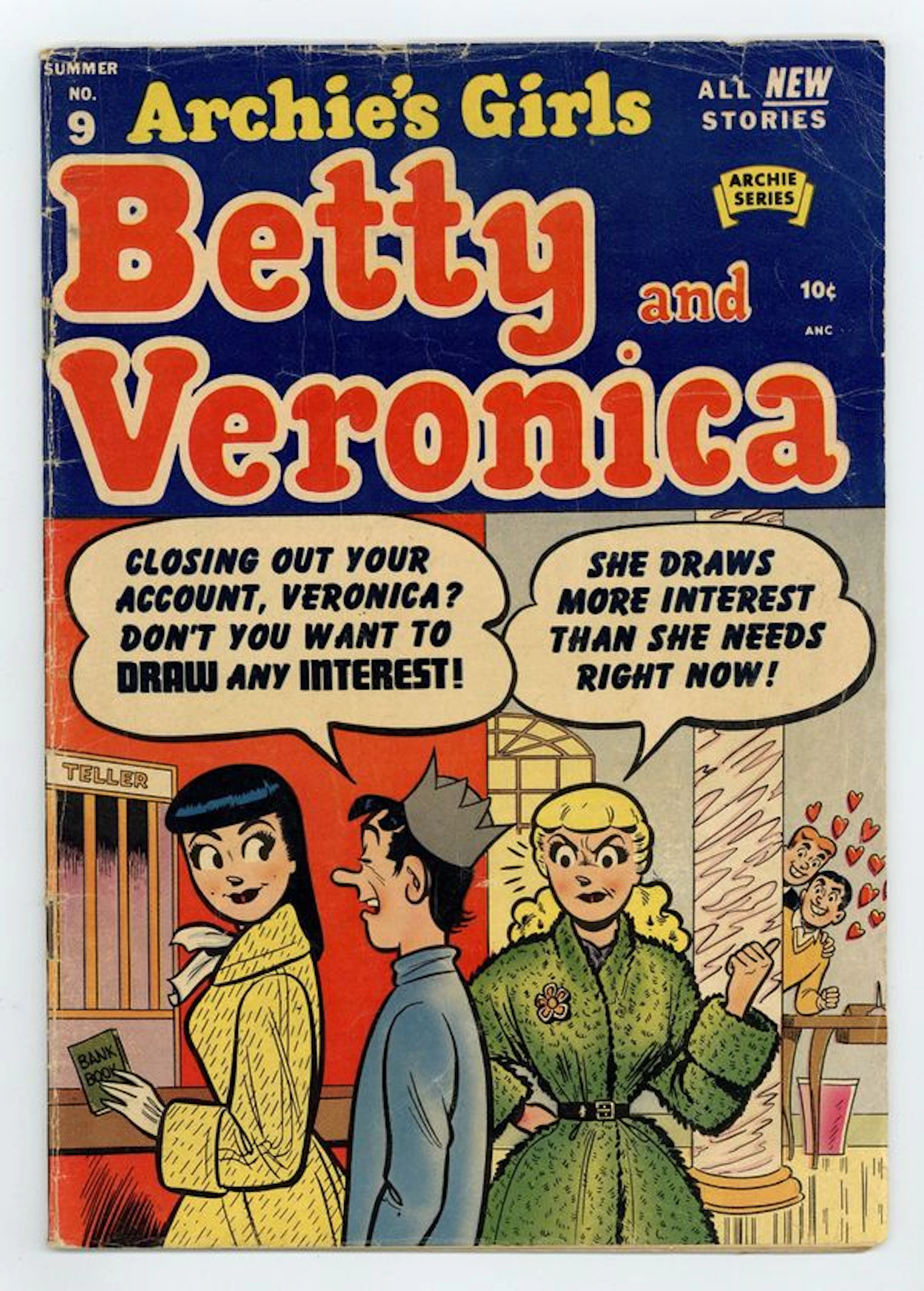 Archie's Girls Betty and Veronica (1951) 9 GD+ 2.5