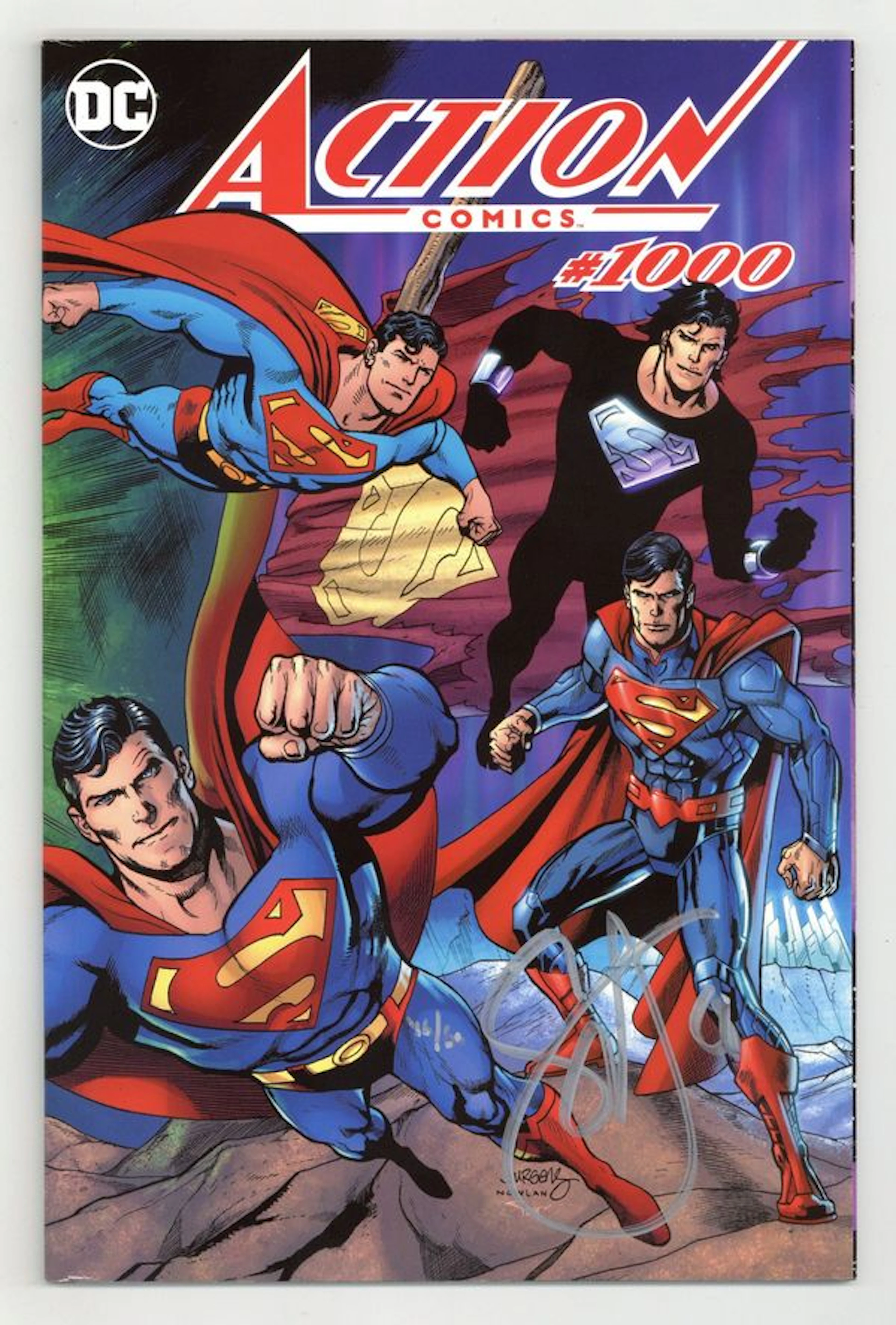 Action Comics (2016 3rd Series) 1000DF.A.SIGNED.B FN+ 6.5