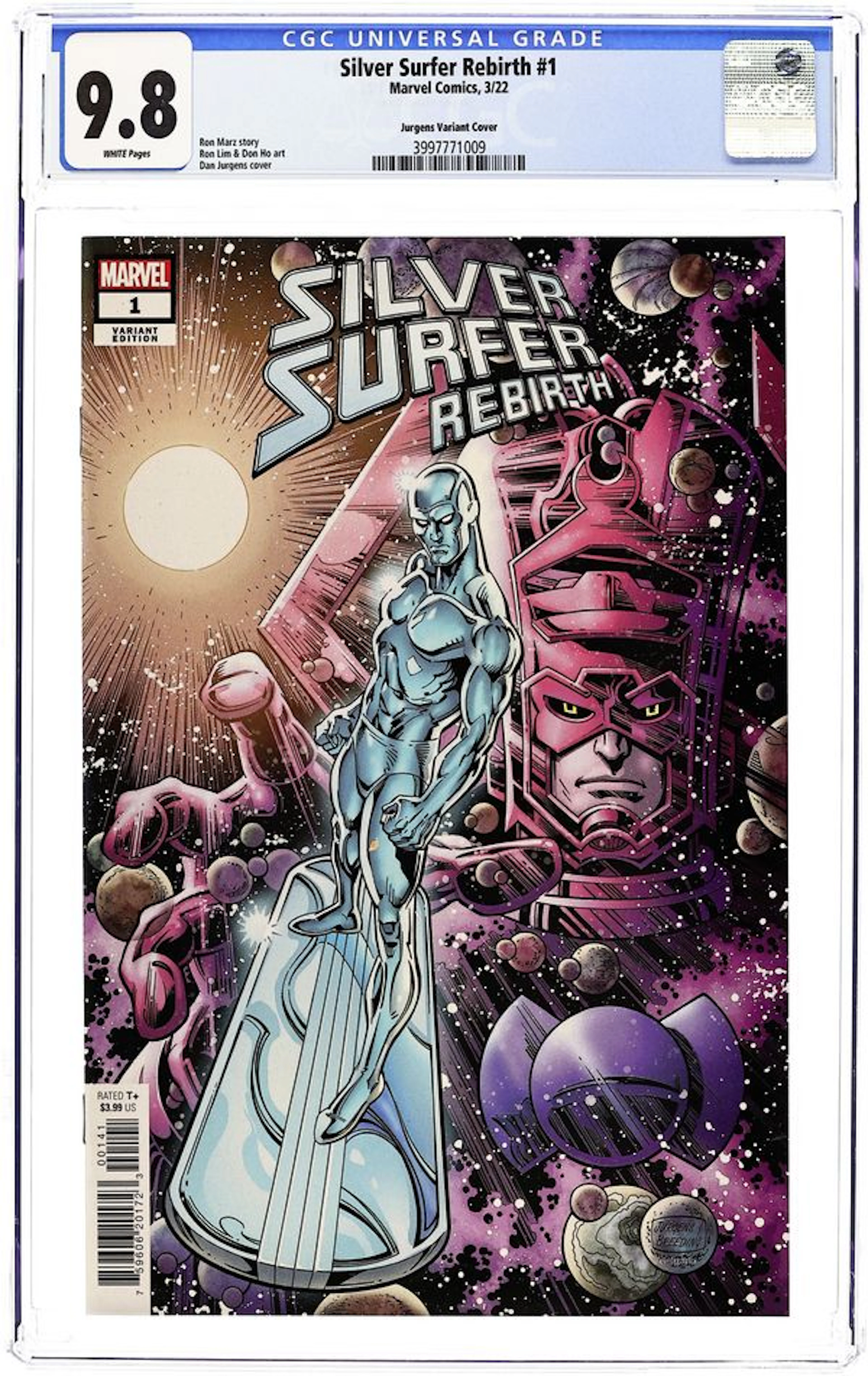 Silver Surfer Rebirth (2022 Marvel) 1D CGC 9.8