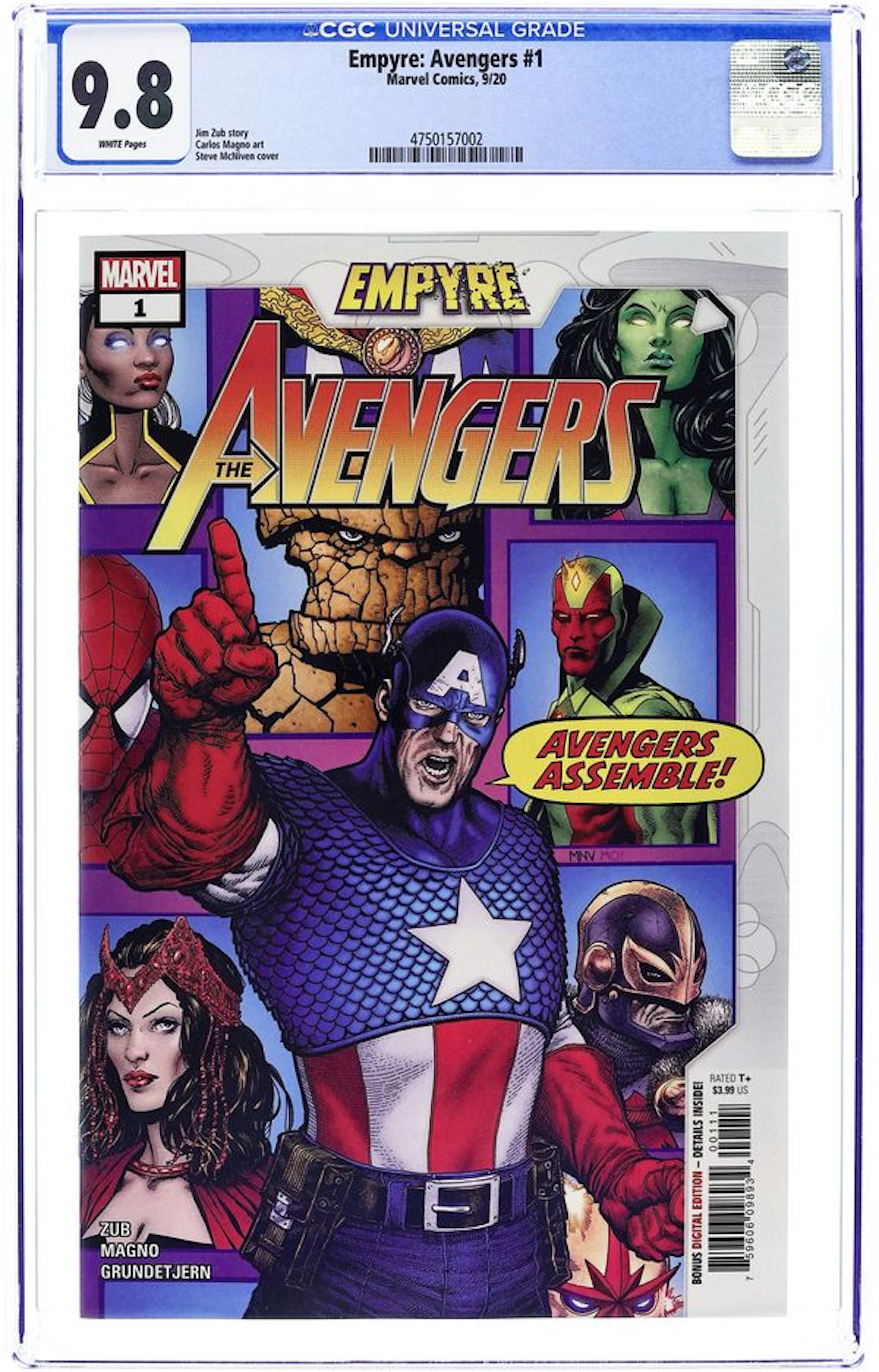 Empyre Avengers (2020 Marvel) 1A CGC 9.8