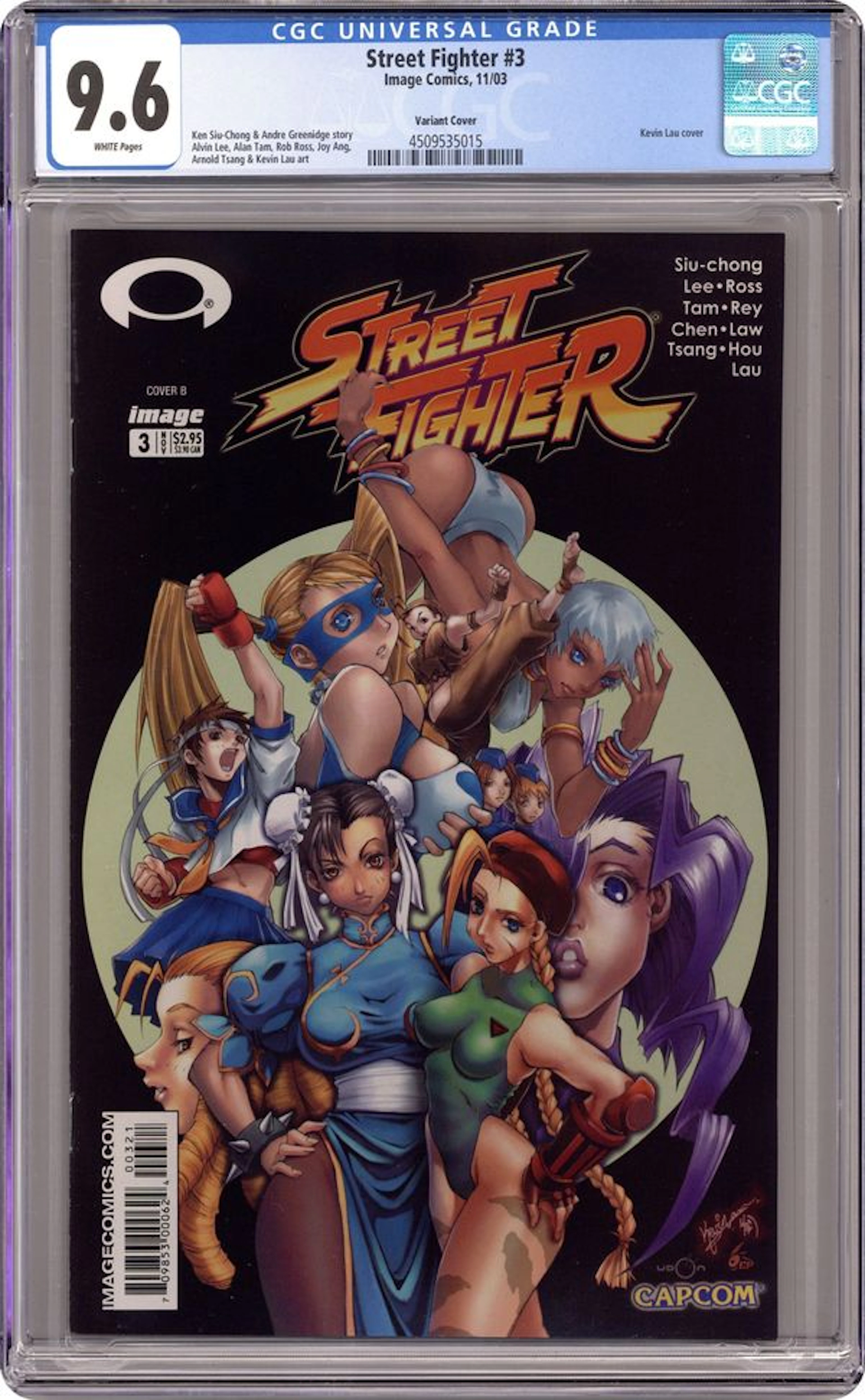 Street Fighter (2003 Image) 3B CGC 9.6