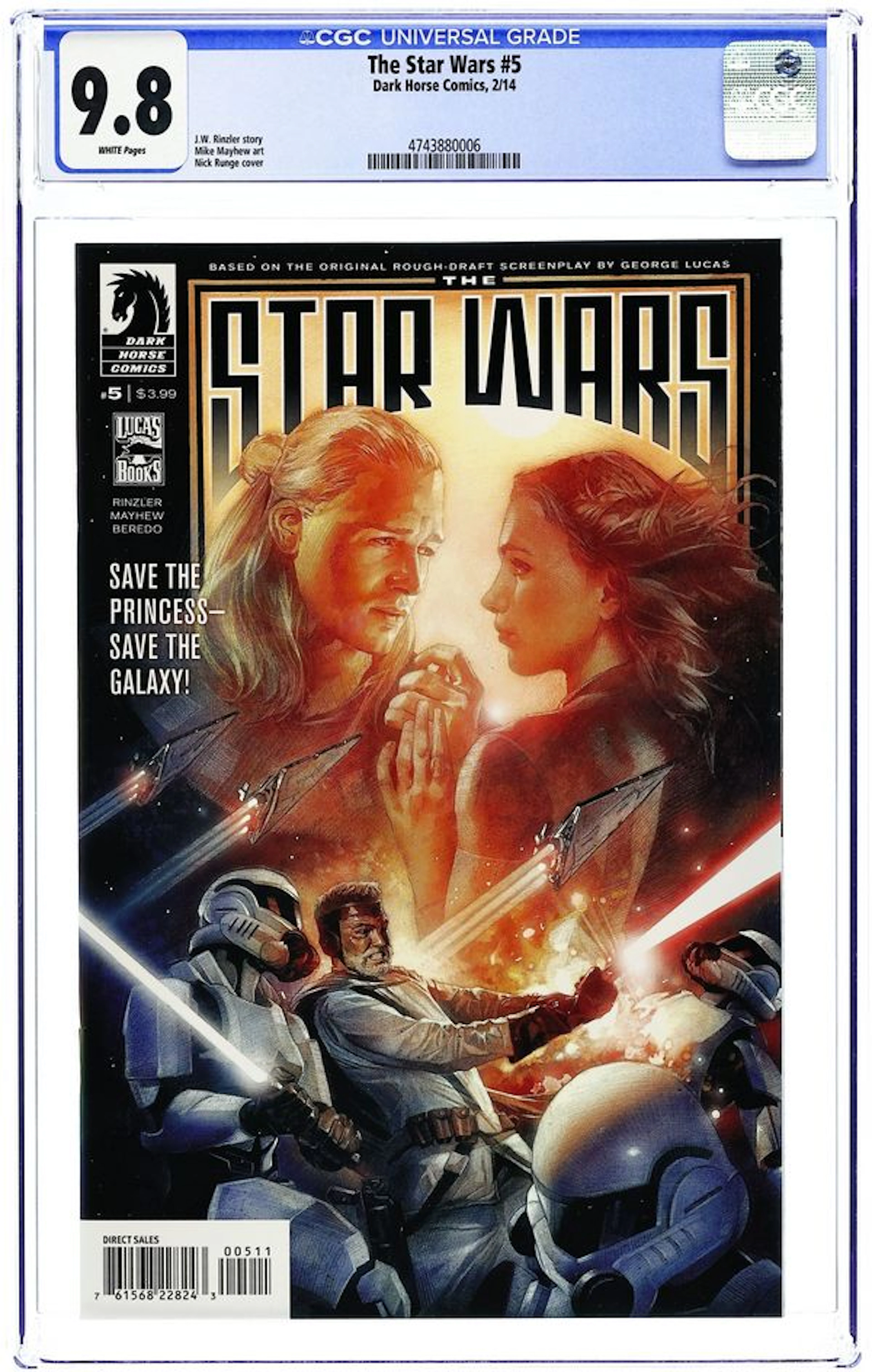 Star Wars (2013 Dark Horse) Lucas Draft 5 CGC 9.8