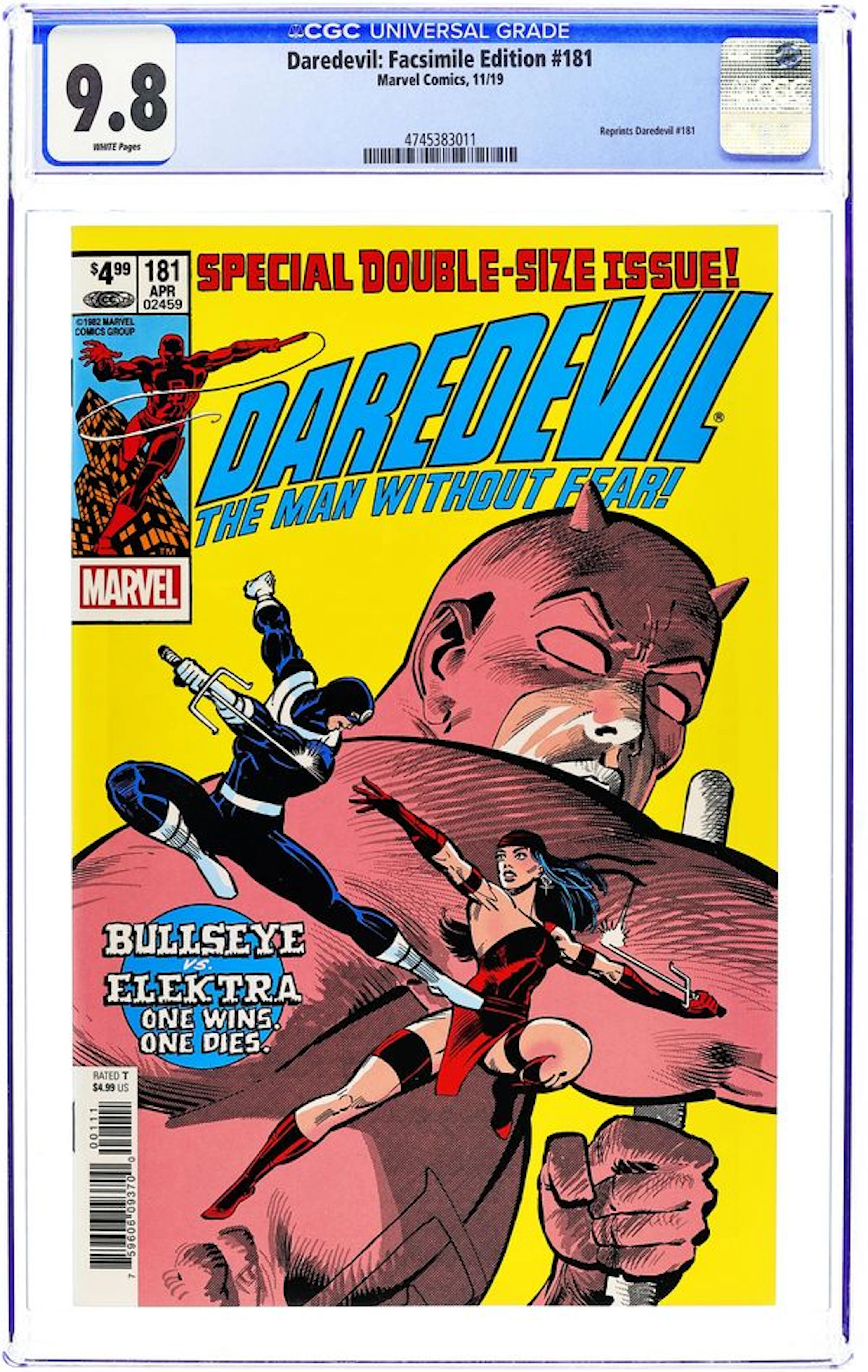 Daredevil (1964 1st Series) Facsimile Edition 181 CGC 9.8