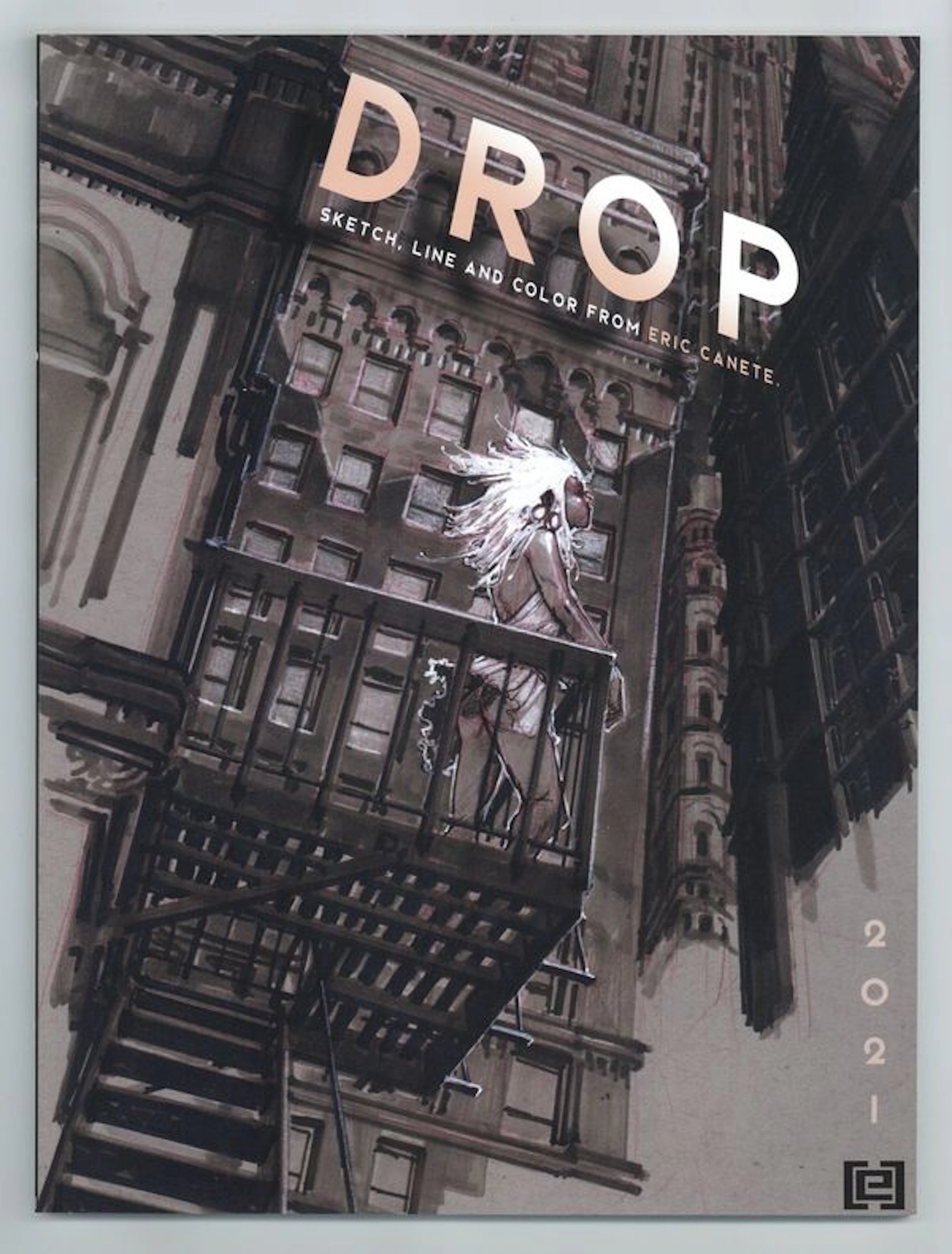 Drop Sketch, Line and Color from Eric Canete SC (2021 Iconic) 1-1ST NM 9.4