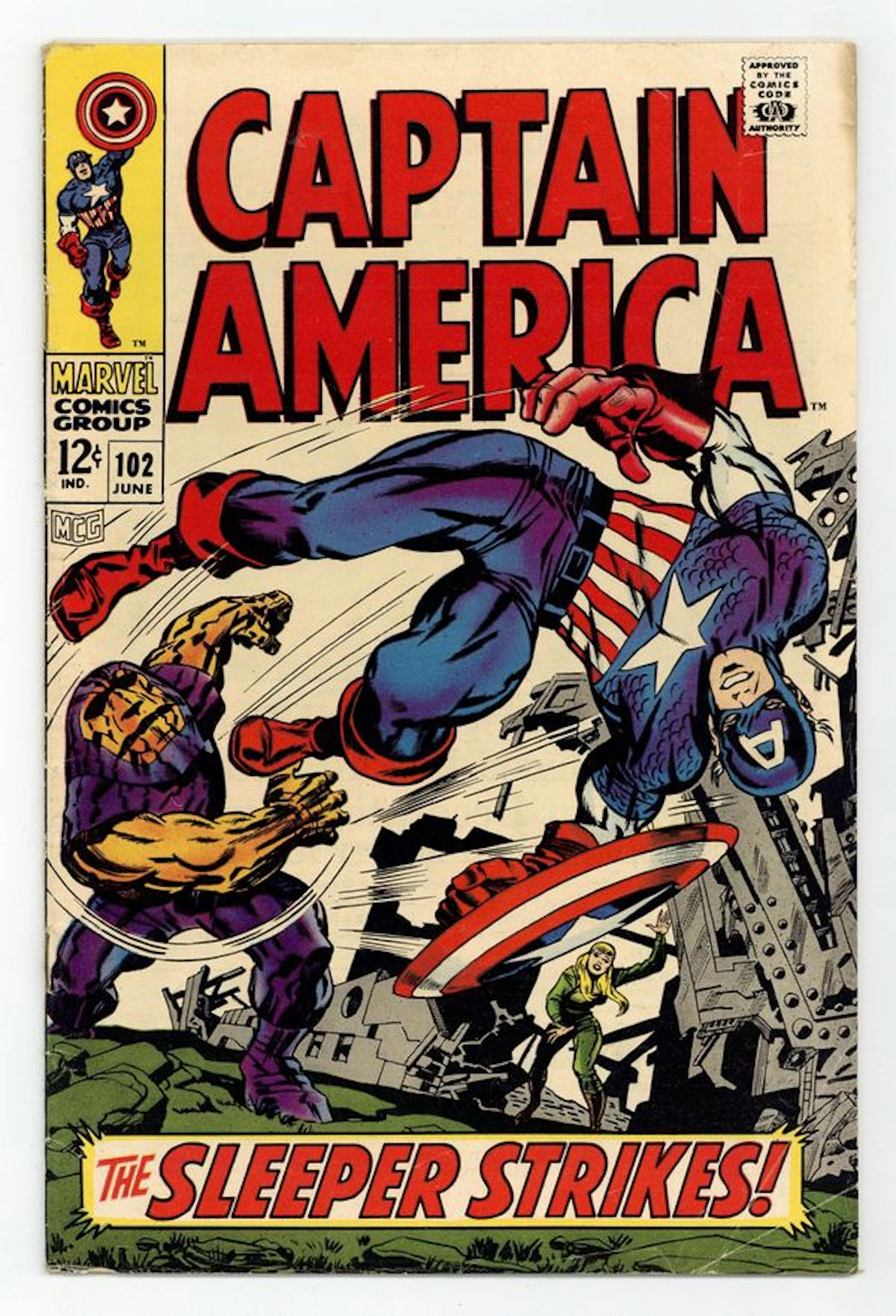 Captain America (1968 1st Series) 102 VG 4.0