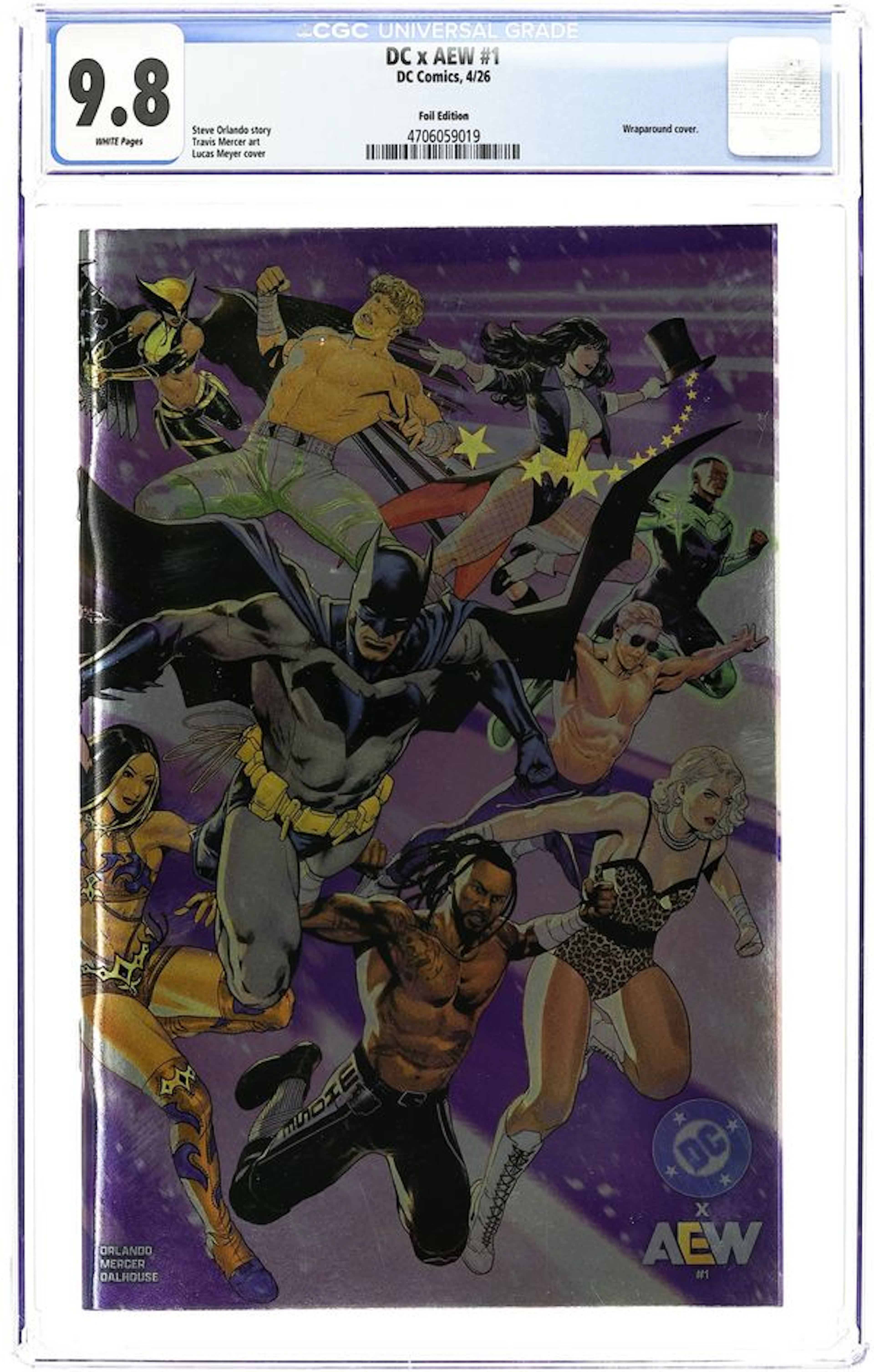 DC X AEW (2026 DC) 1E CGC 9.8