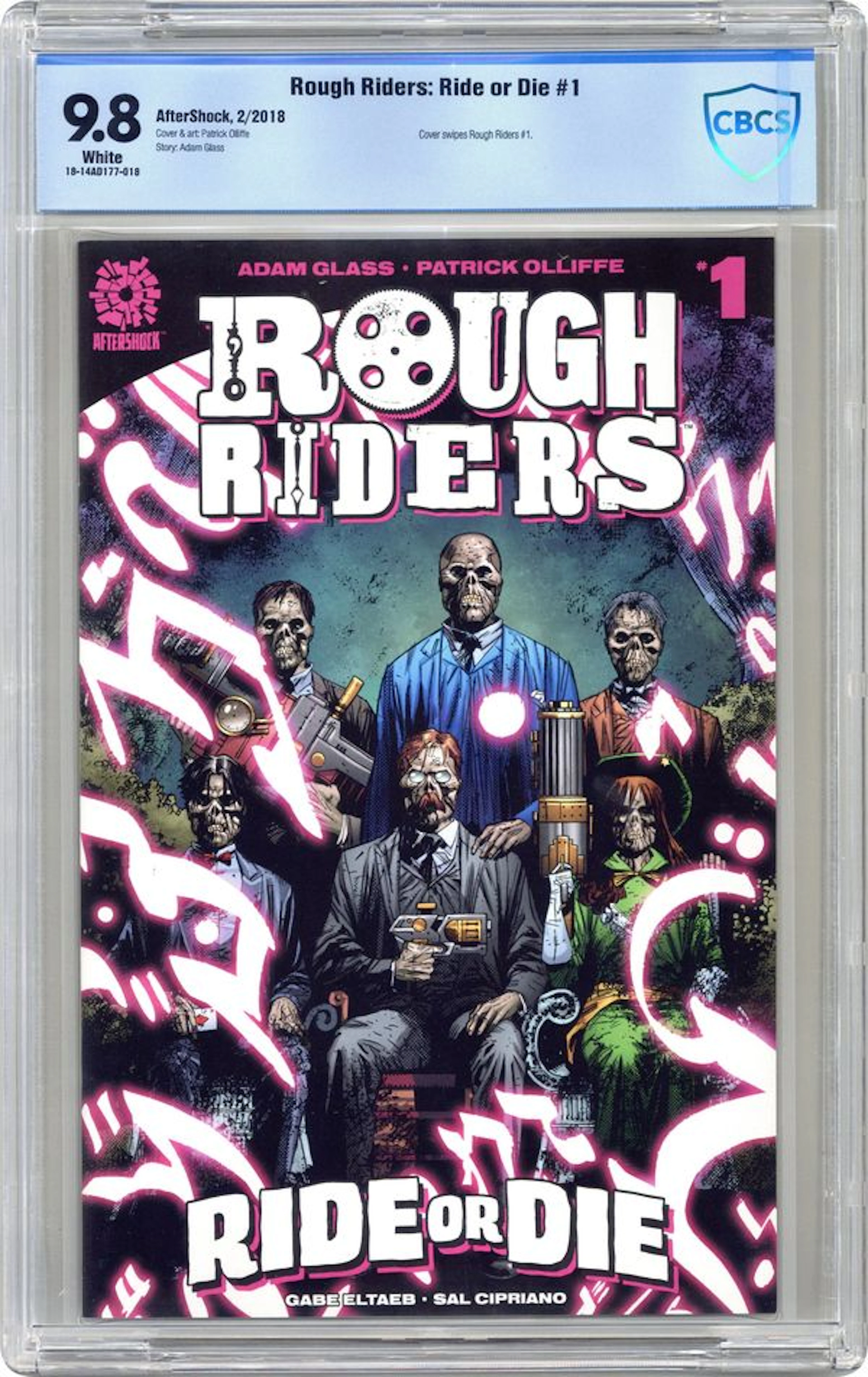 Rough Riders Ride or Die (2018 AfterShock) 1 CBCS 9.8