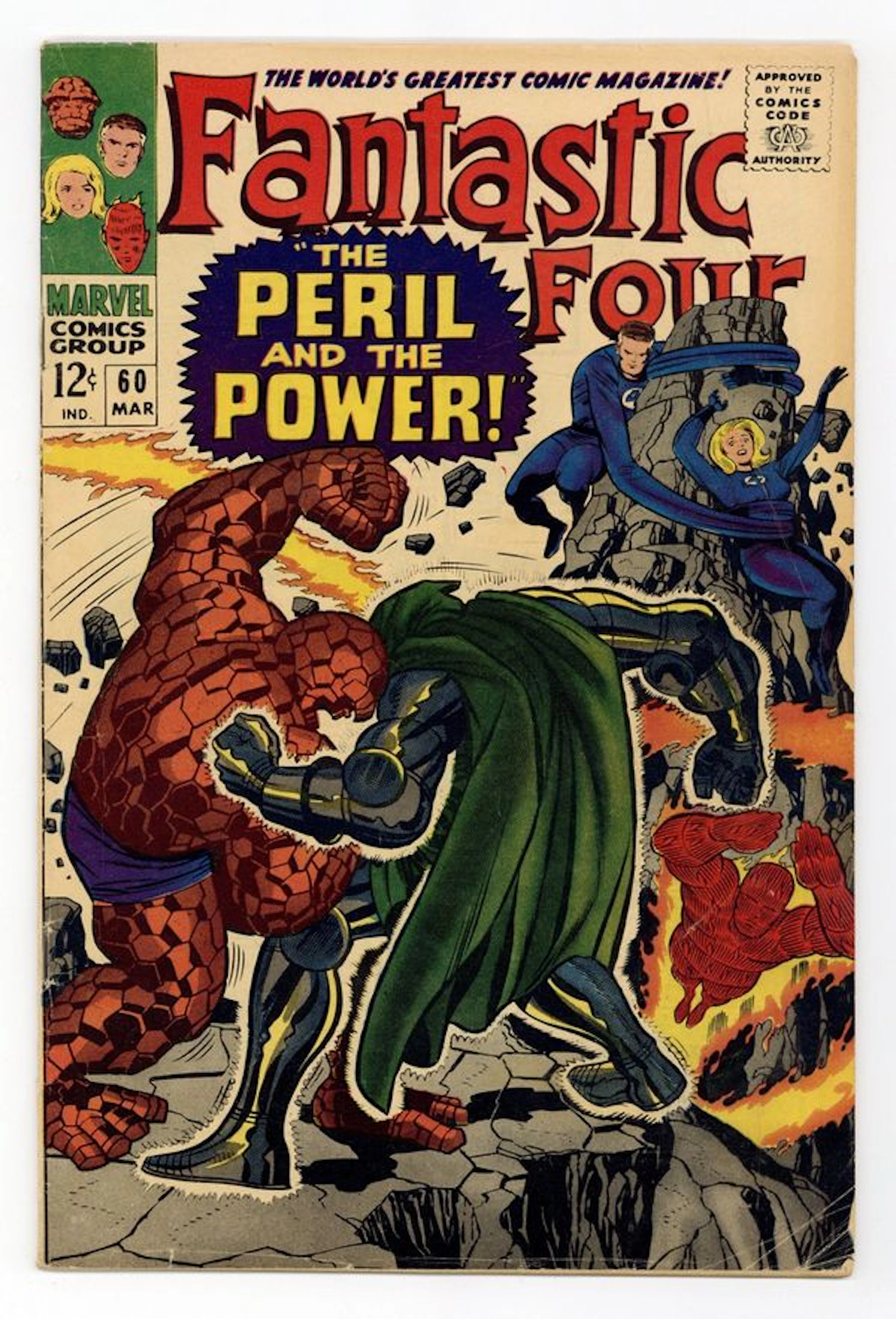 Fantastic Four (1961 1st Series) 60 VG- 3.5