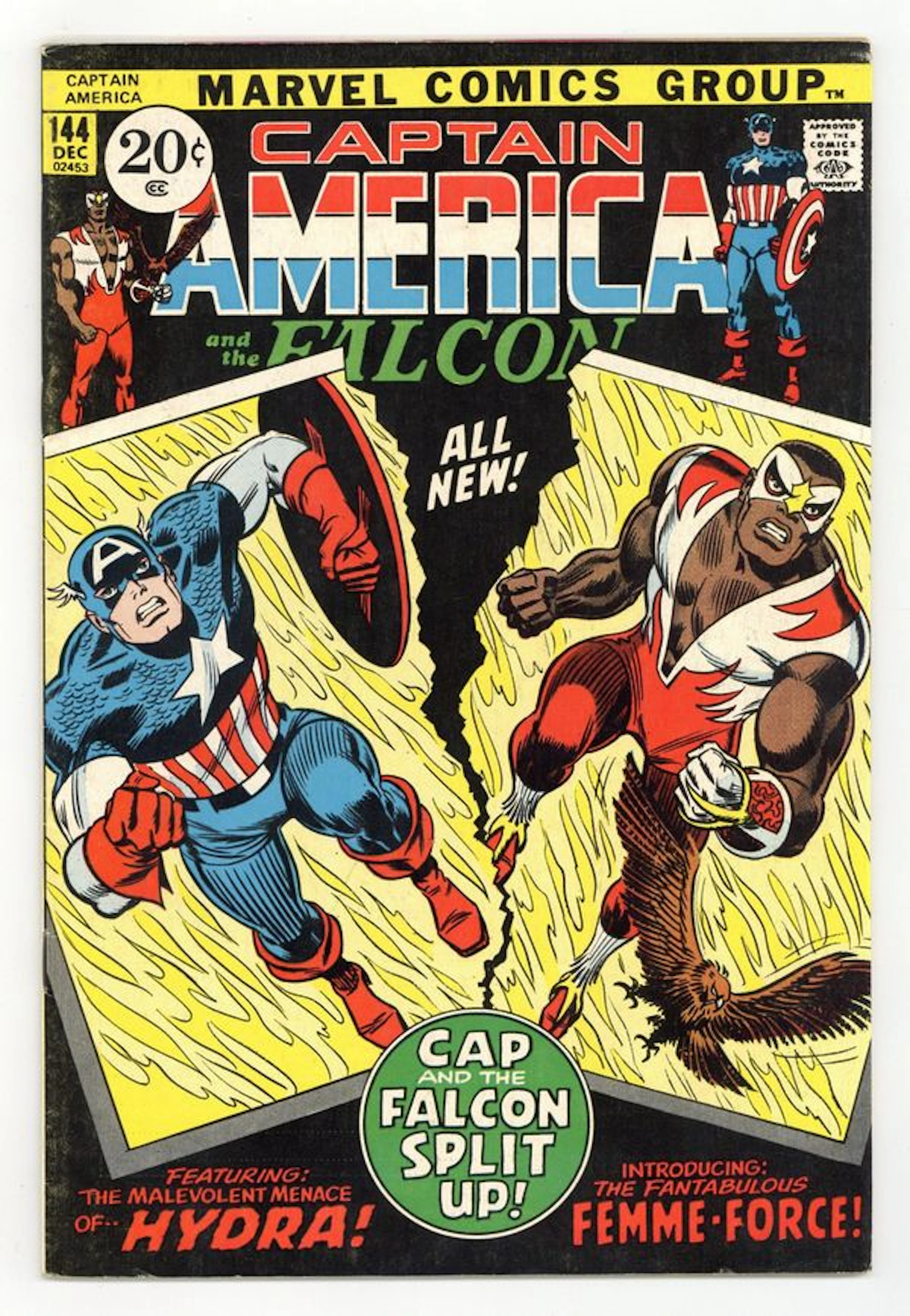 Captain America (1968 1st Series) 144 VG+ 4.5