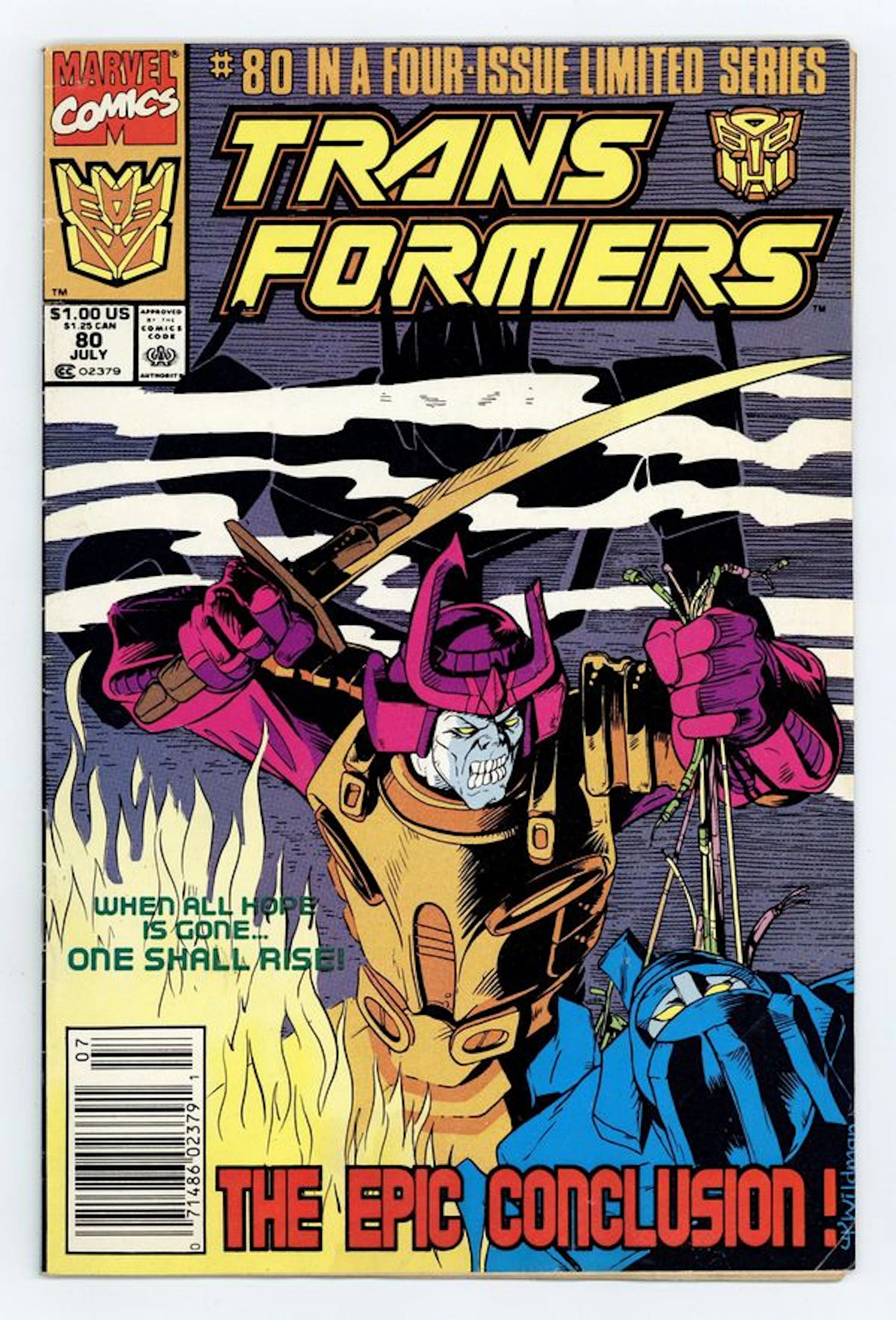 Transformers (1984 Marvel) 80N VG 4.0