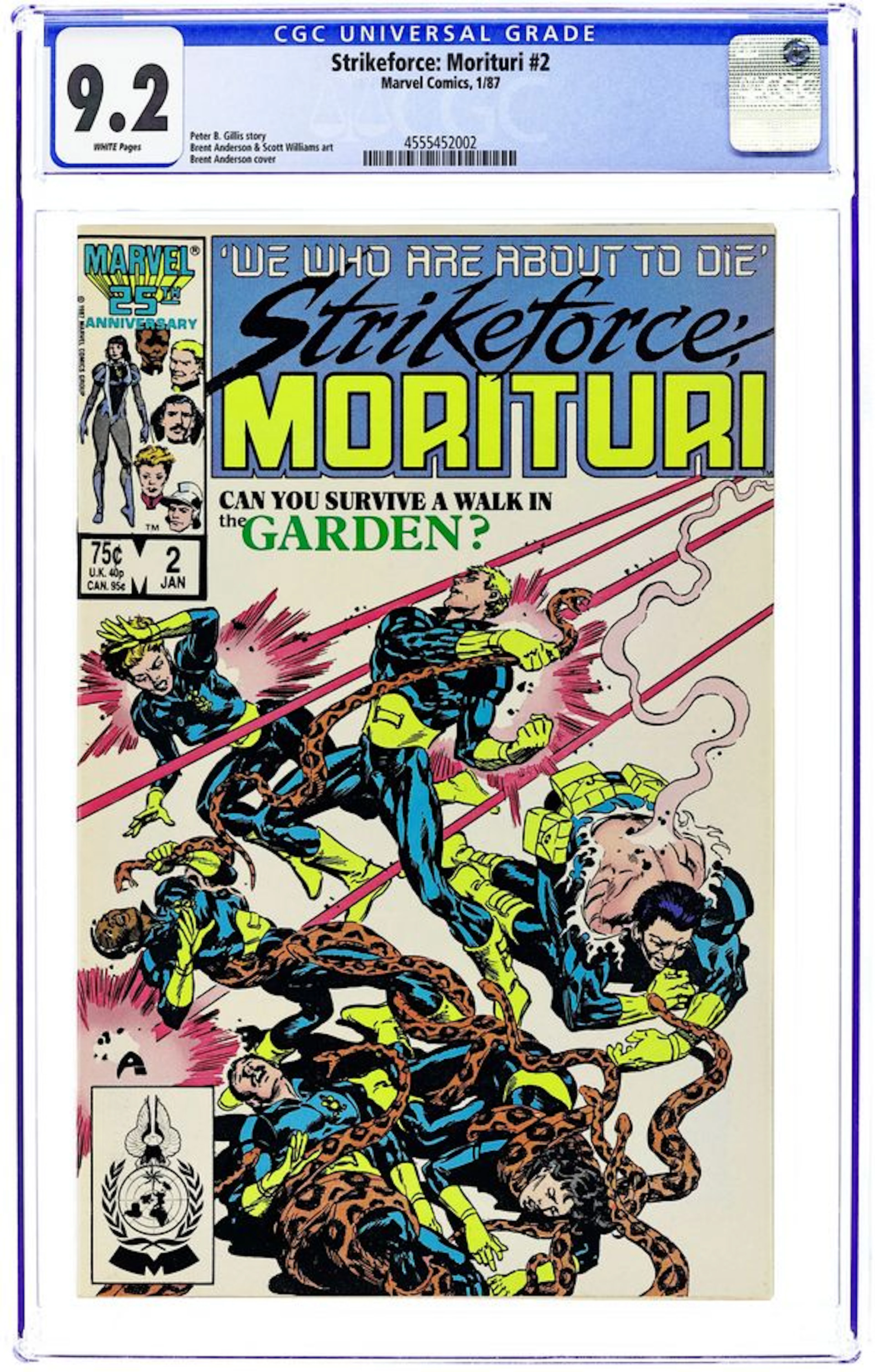 Strikeforce Morituri (1986) 2 CGC 9.2