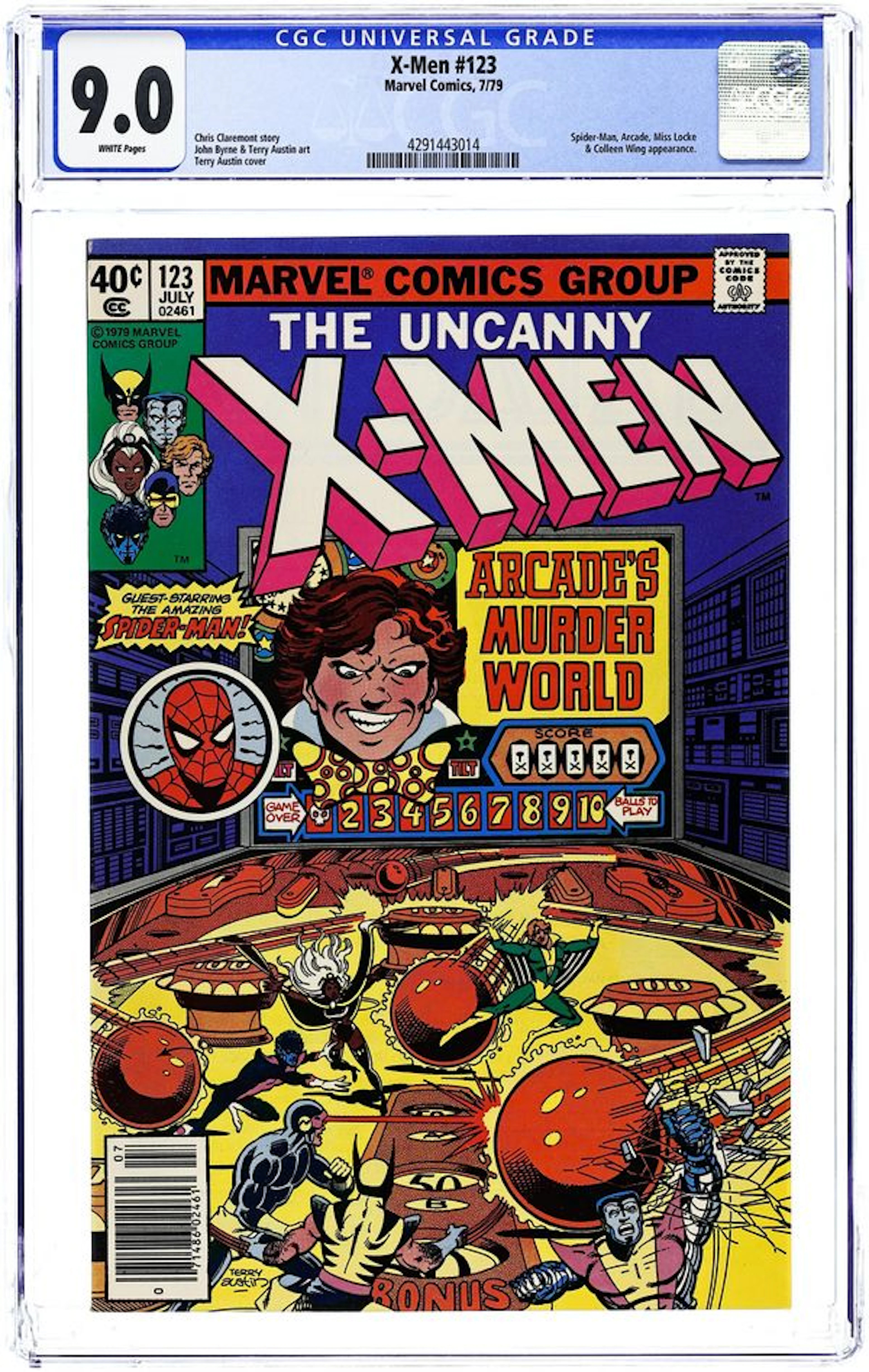 Uncanny X-Men (1963 1st Series) 123N CGC 9.0