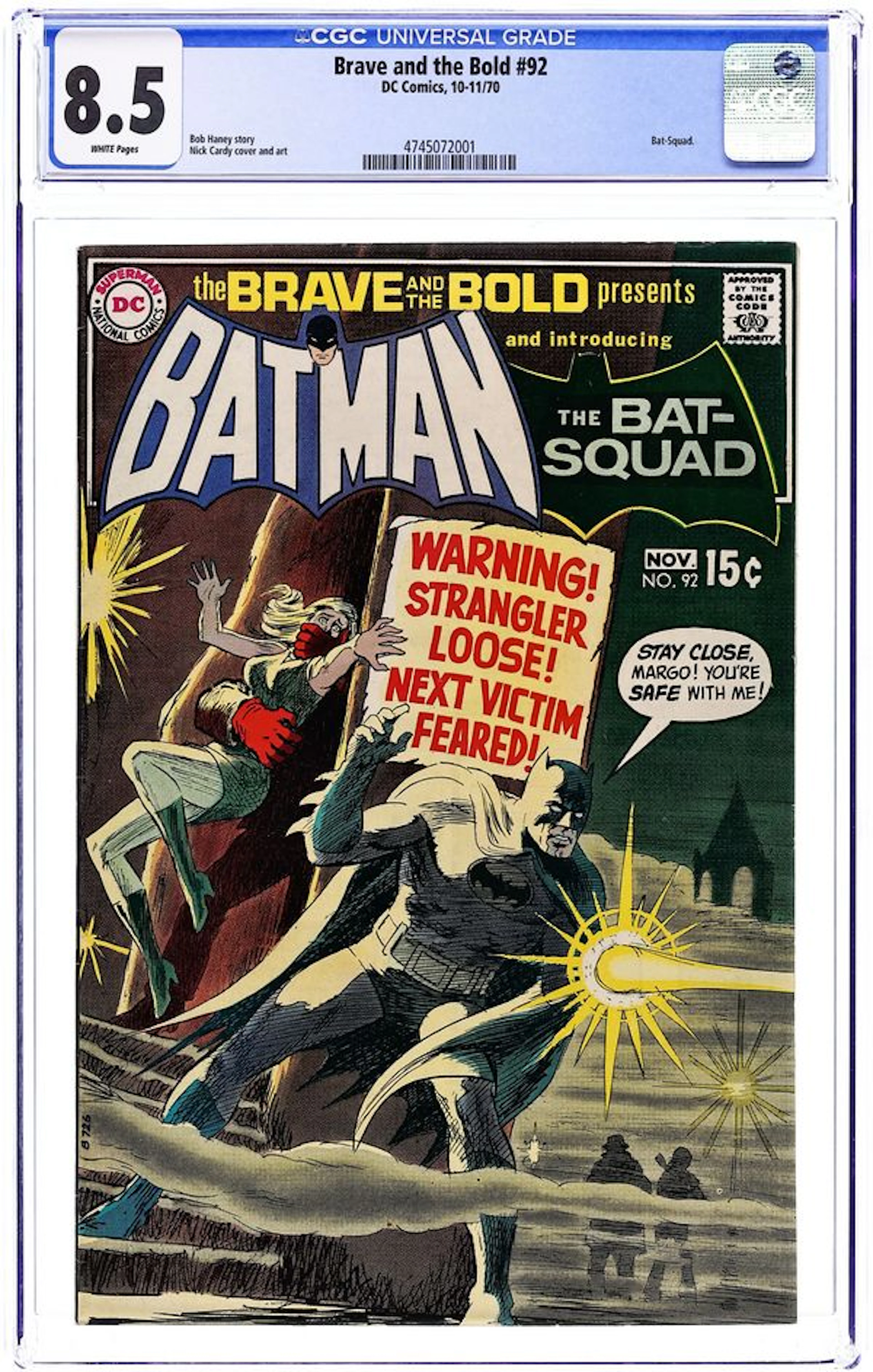 Brave and the Bold (1955 1st Series DC) 92 CGC 8.5