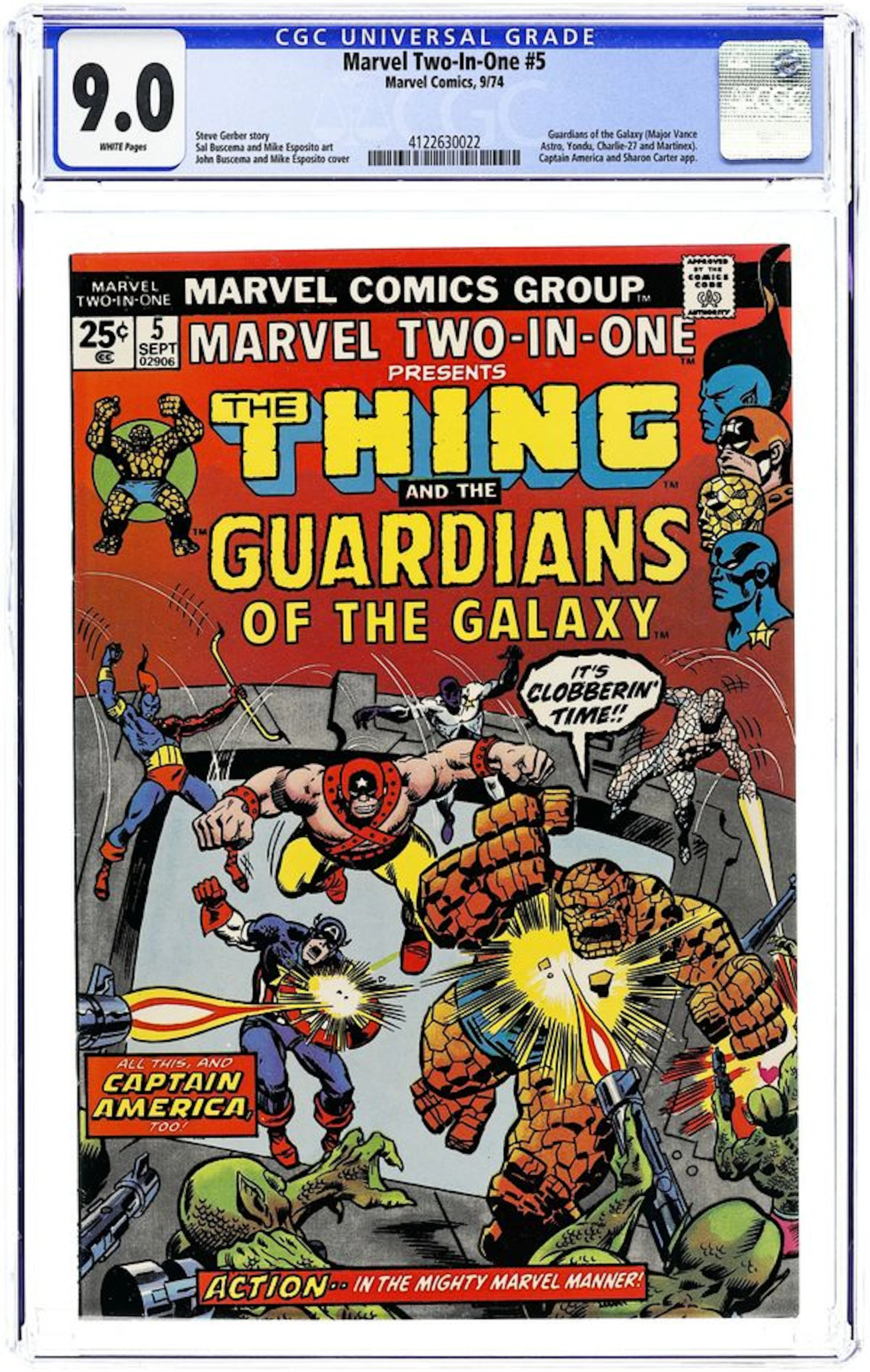 Marvel Two-in-One (1974 1st Series) 5 CGC 9.0